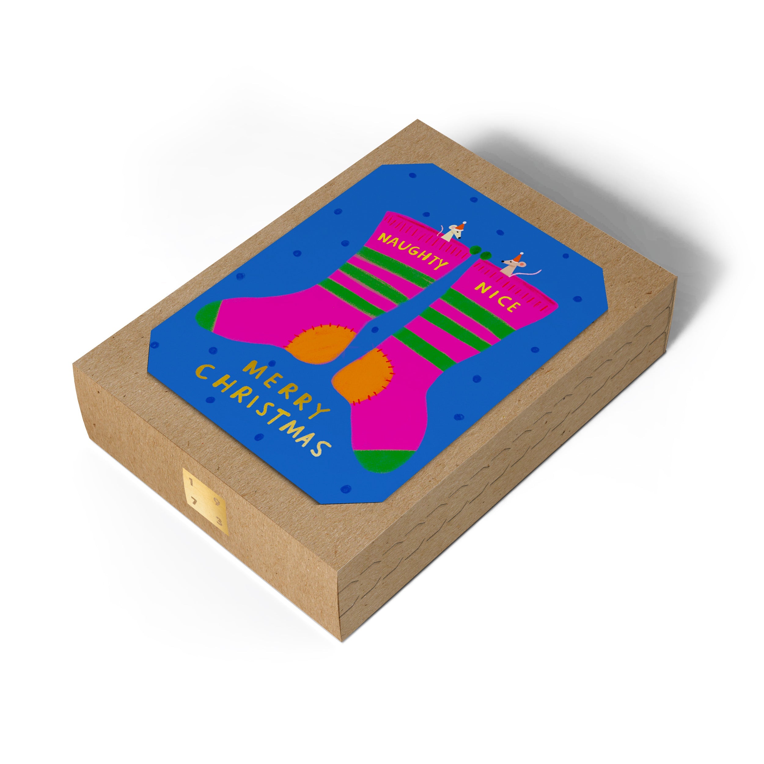 Naughty Socks Christmas Card