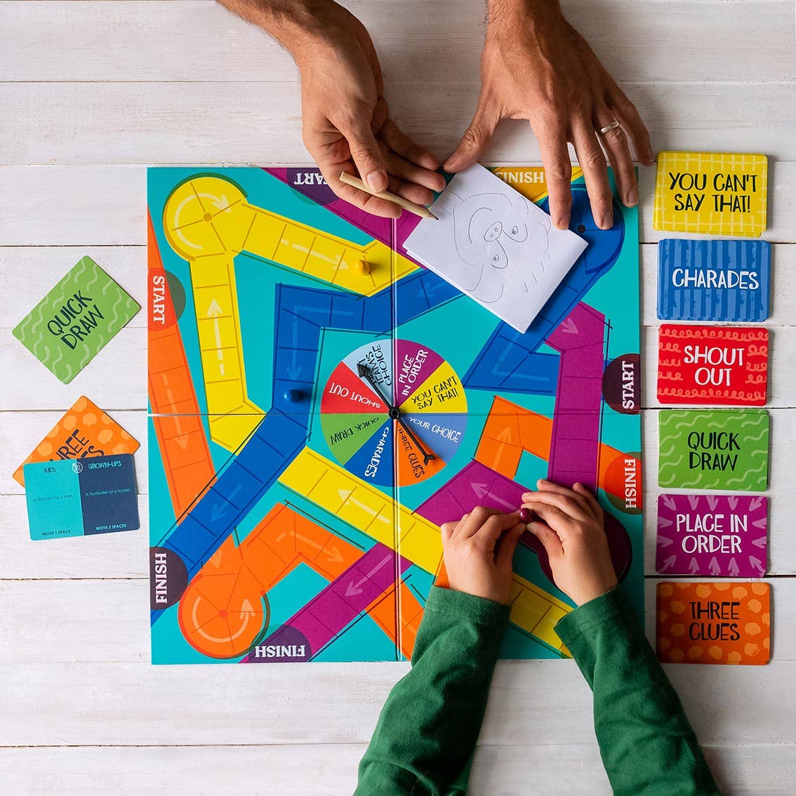 Kids vs Adult Family Board Game