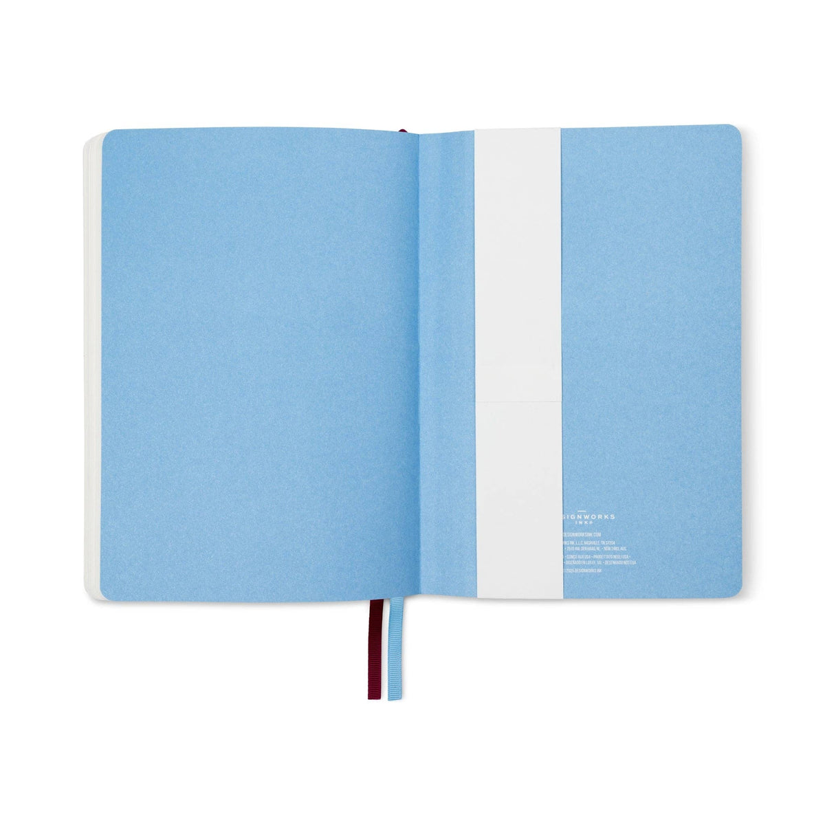 Ink Marble Soft Cover Journal - Burgundy Sky