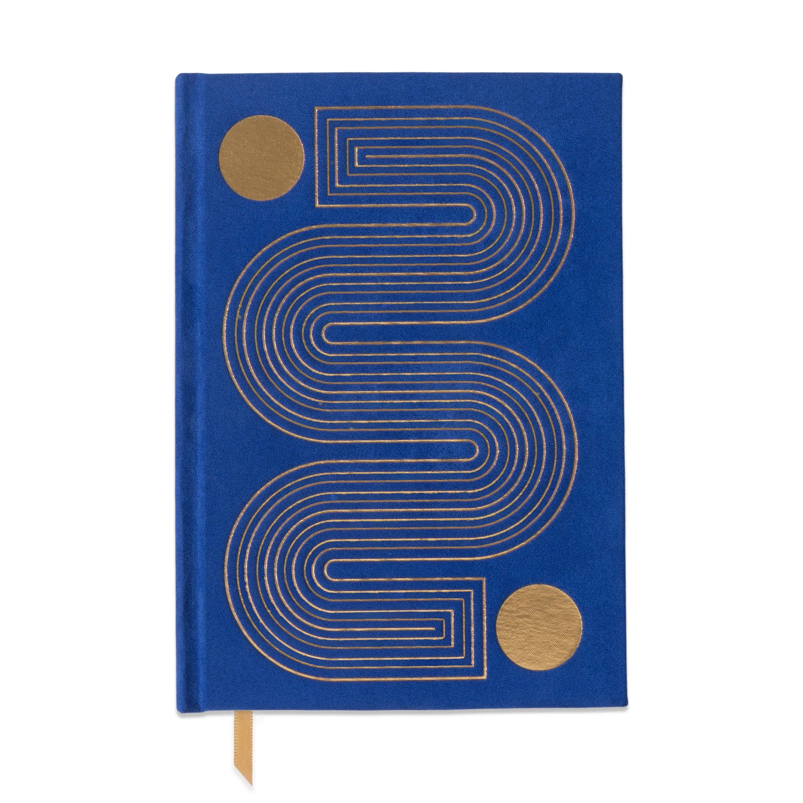 Suedette Hardcover Radiant Journal - Cobalt