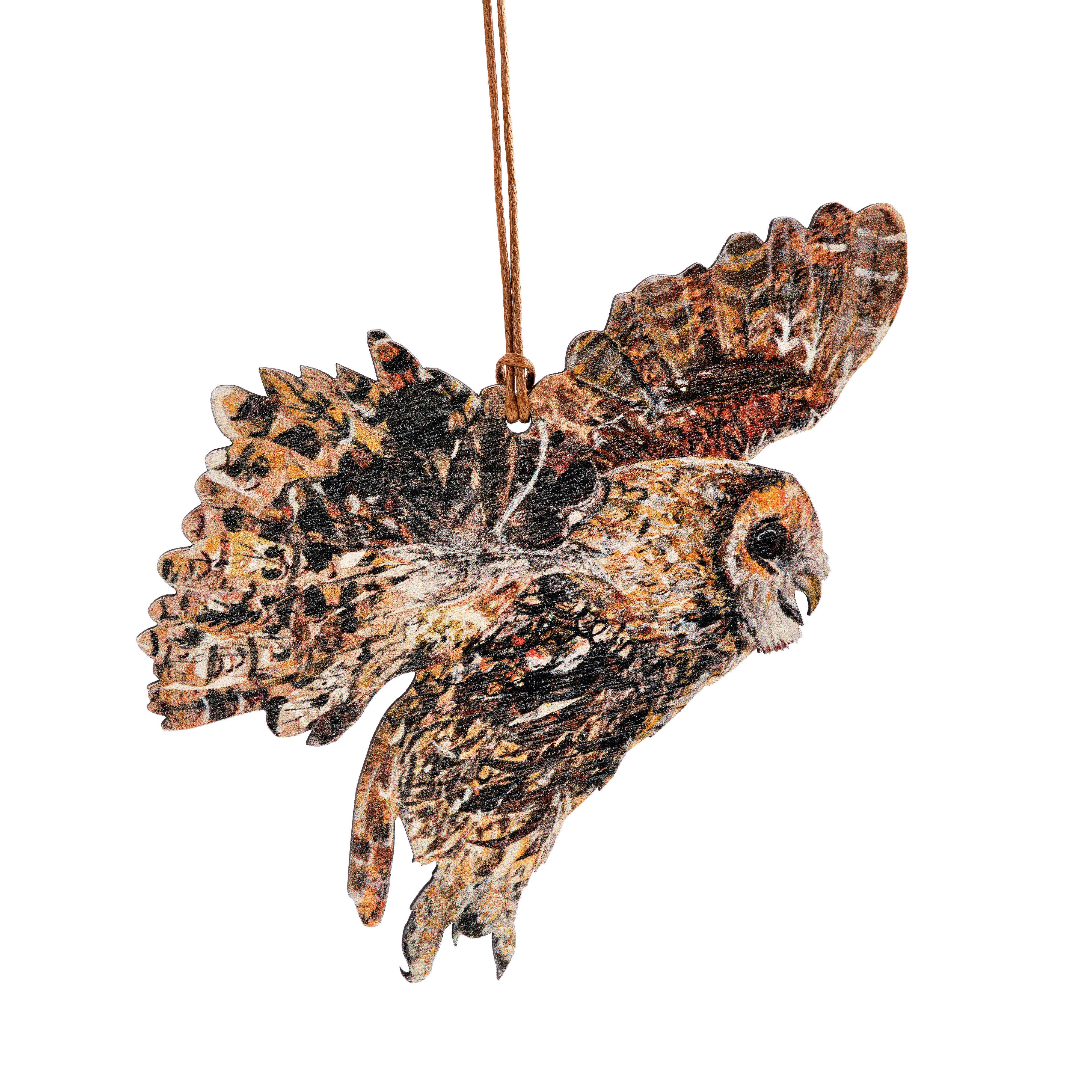 Tawny Owl Birch Plywood Decoration