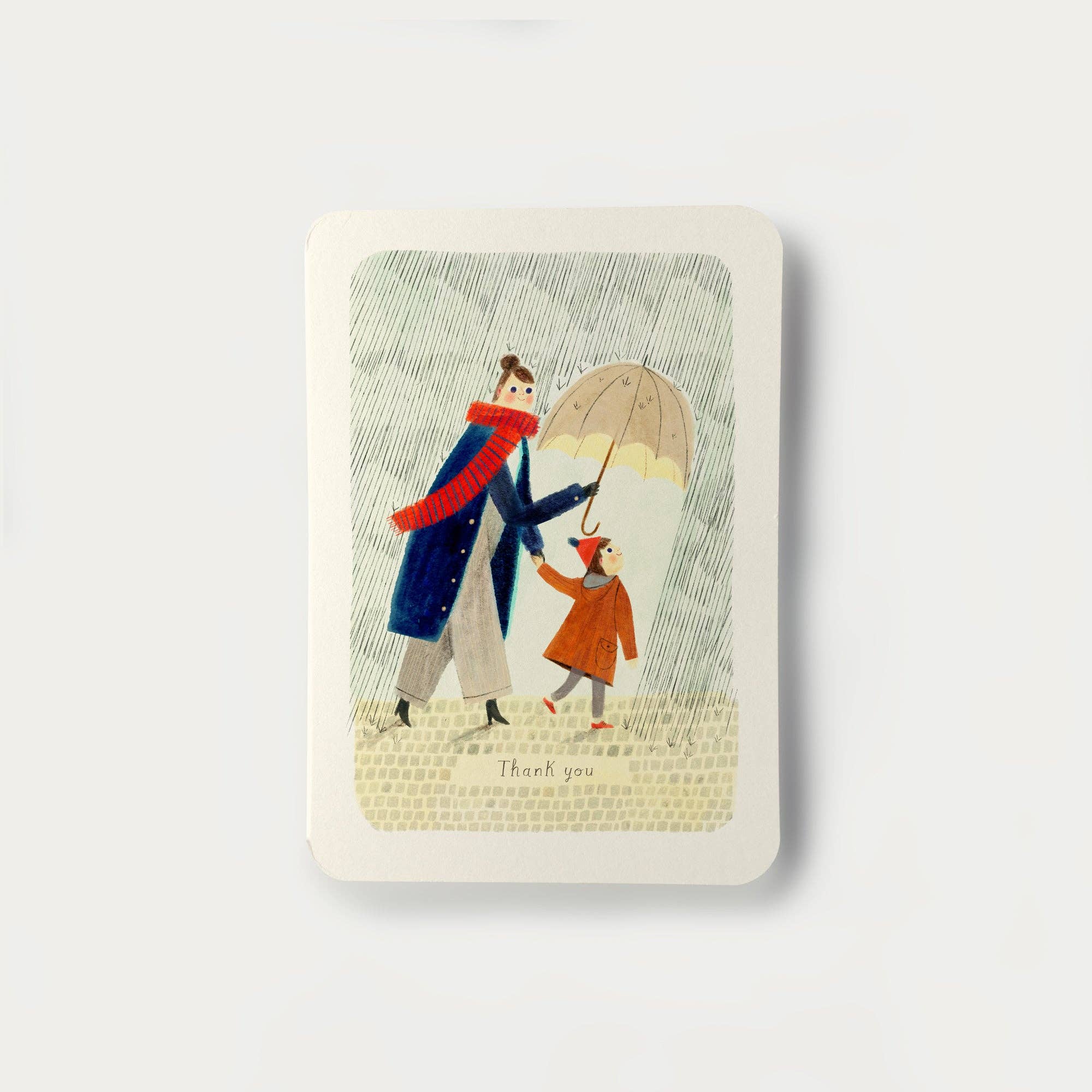 Thank You Umbrella Greetings Card