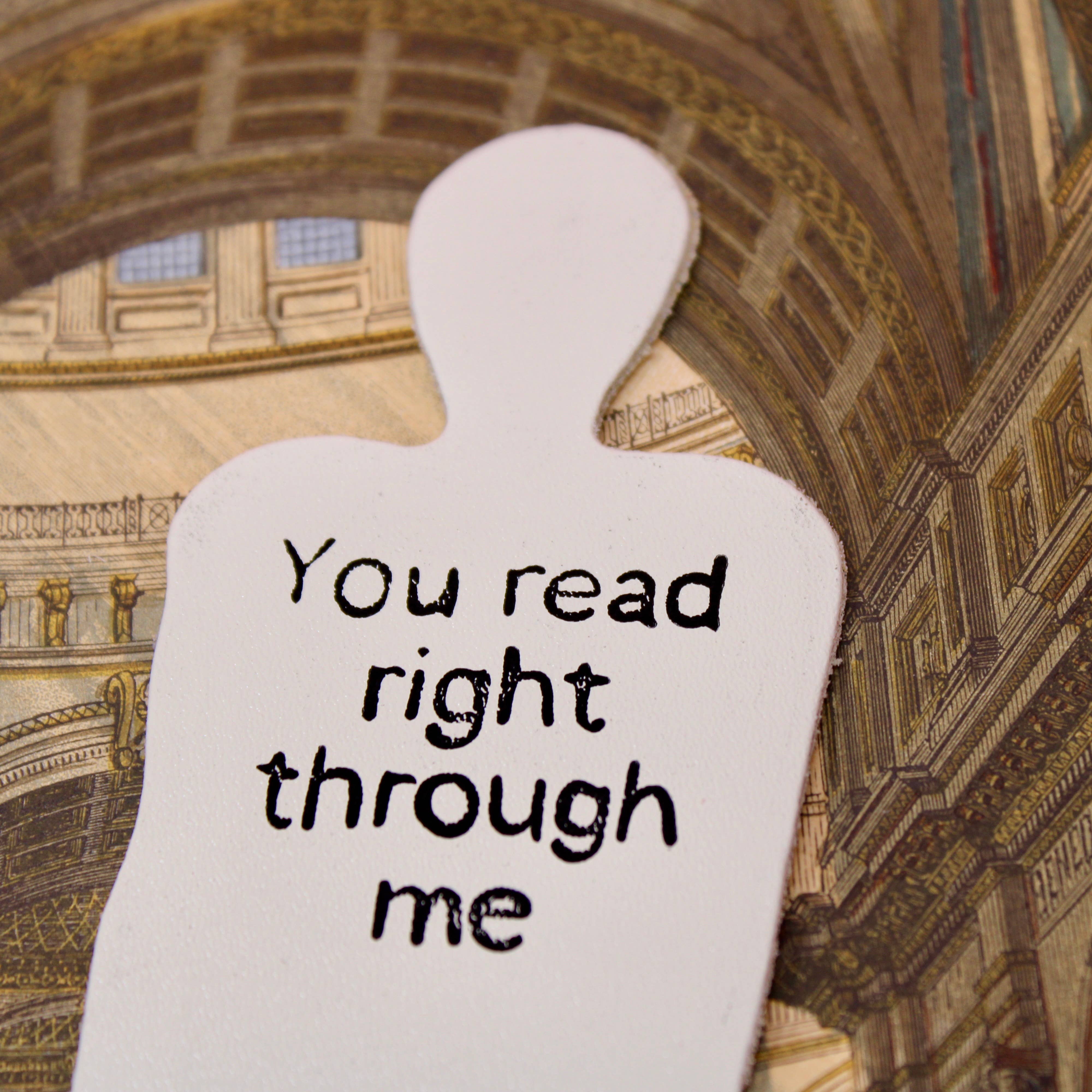 Skeleton Bookmark - Black