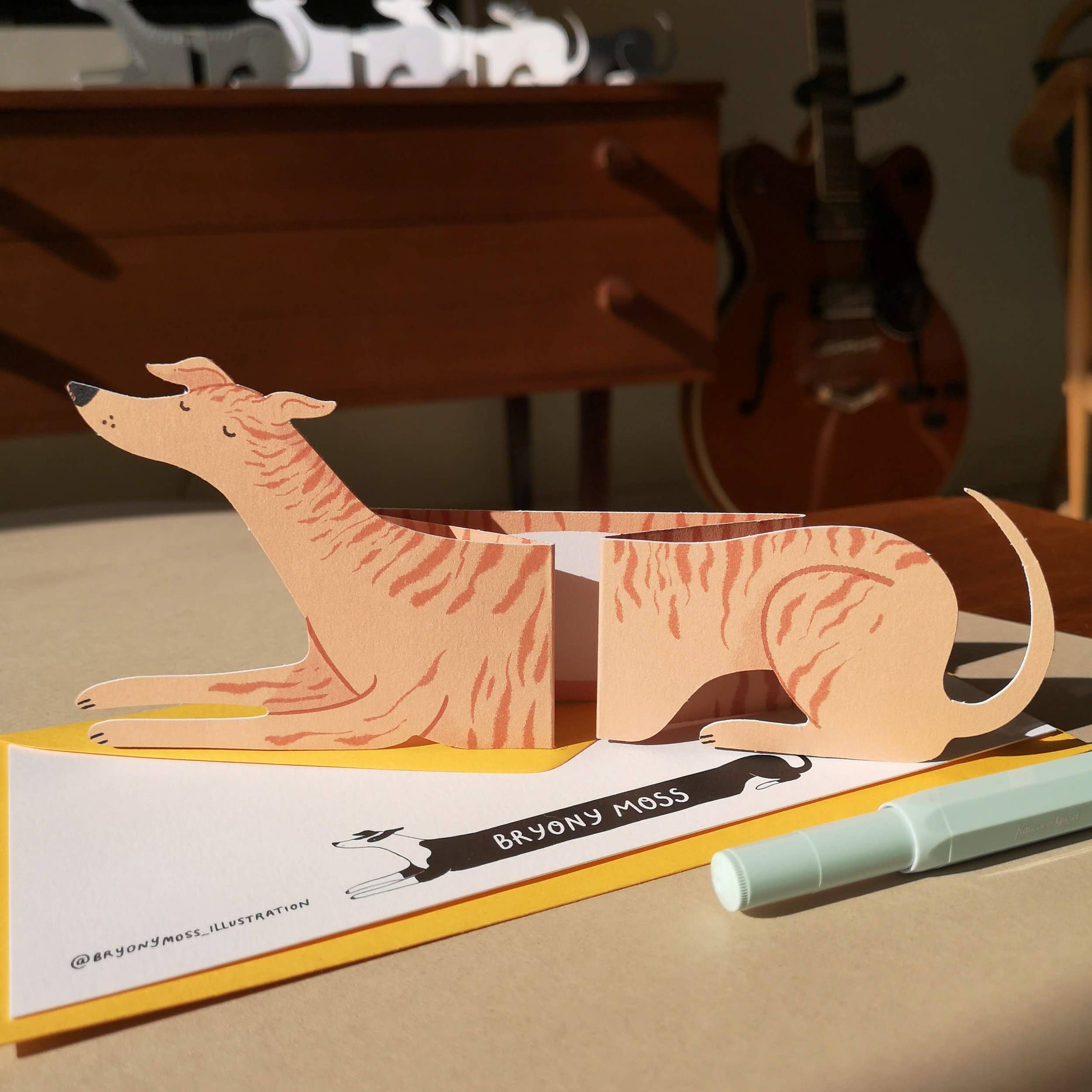 Tigger Long Doggo Shaped Extendable Card