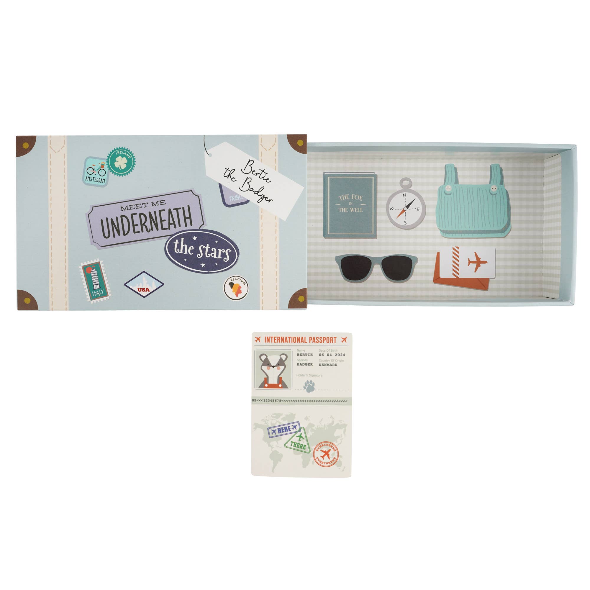 Wild Wanderers 'Bertie The Badger' Matchbox Toy