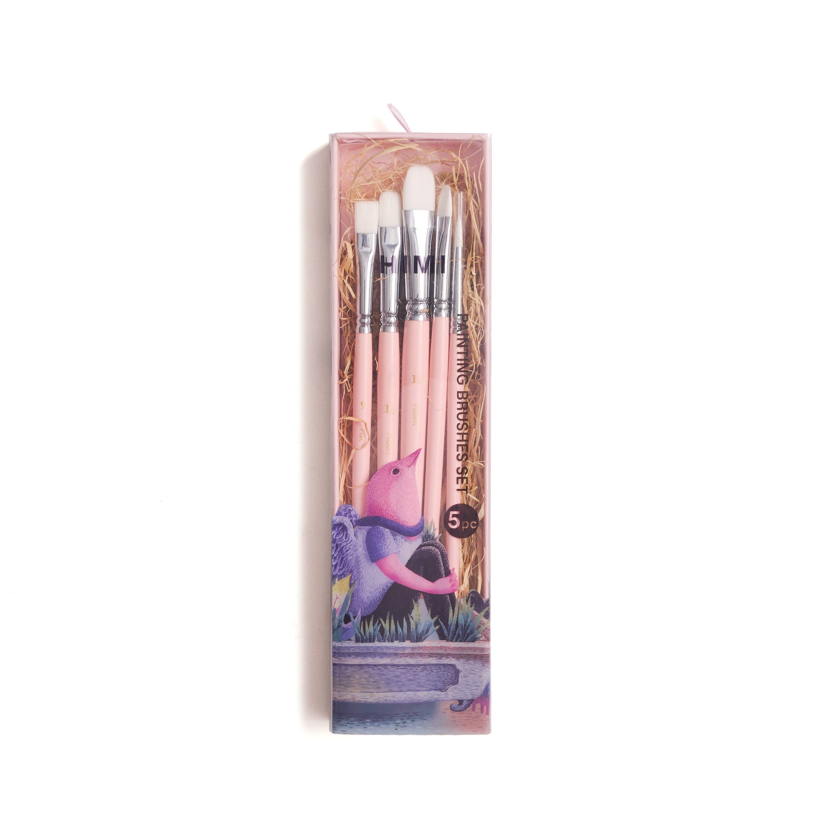 Set of 5 Paint Brushes