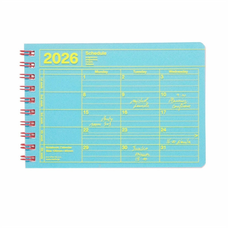 Mark's Inc 2026 Notebook Calendar - Blue