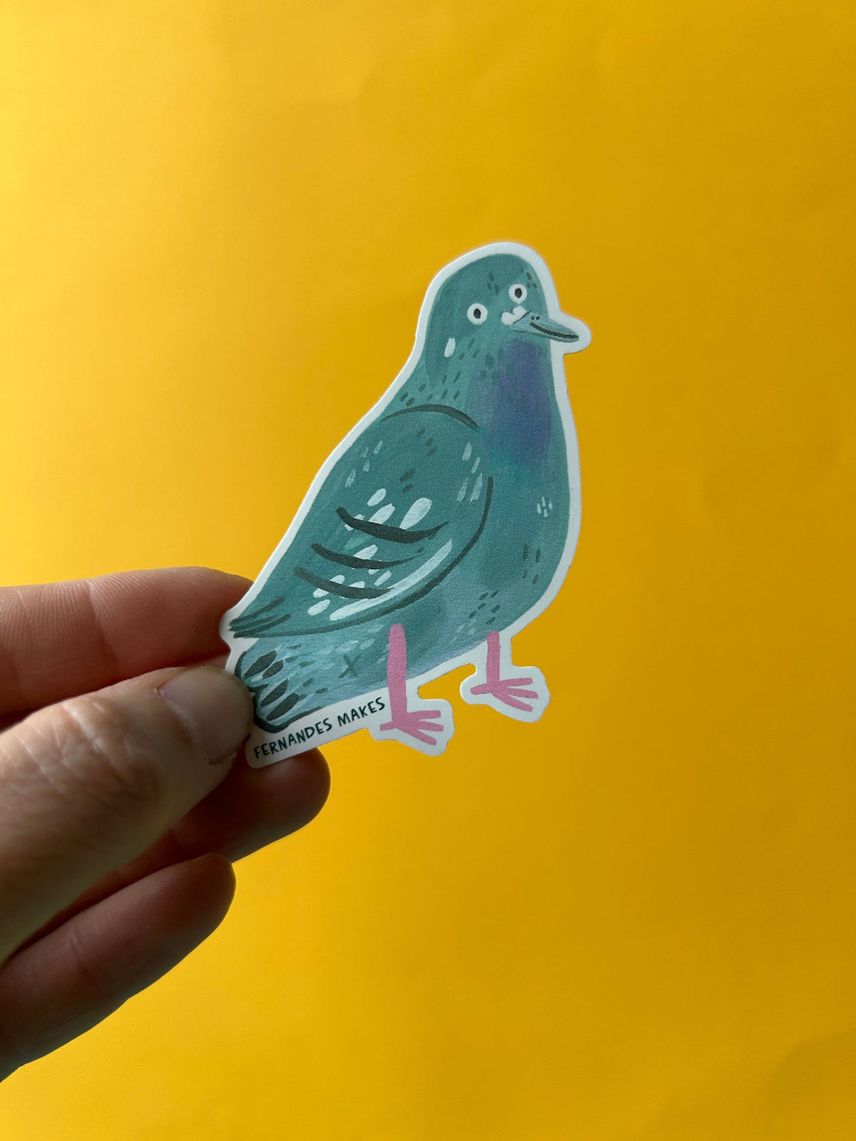 Pigeon Vinyl Stickers: Skye
