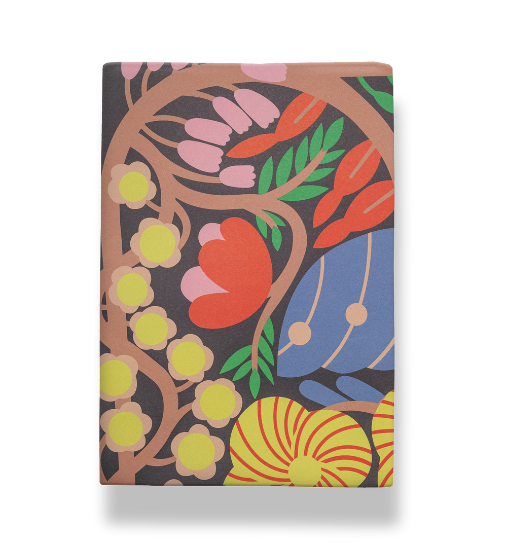 Bright "Floral Motif" Gift Wrap