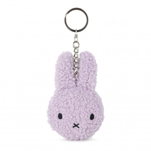 Miffy Flat Keychain Teddy Lavender