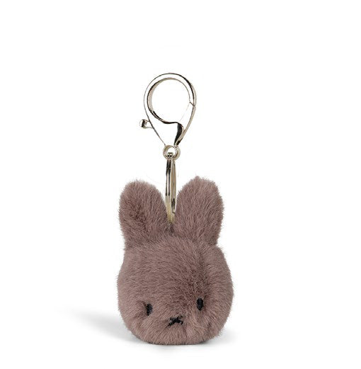 Miffy Fuzzy Eco Keychain Taupe