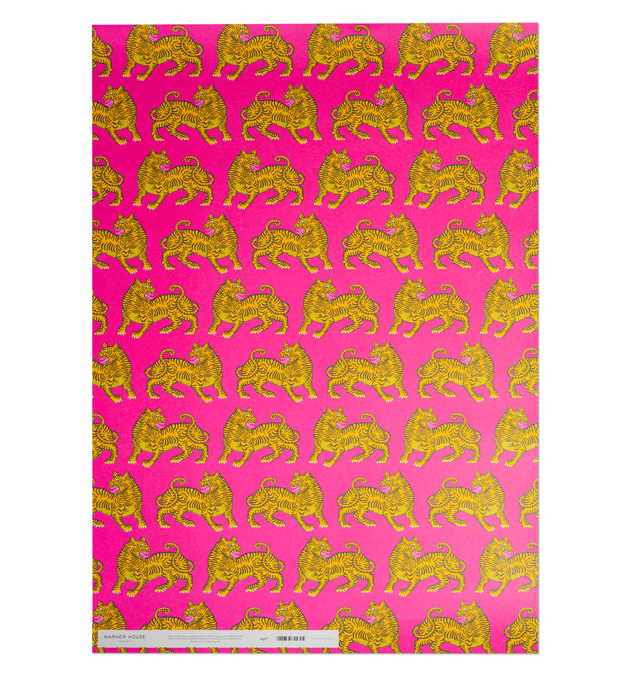 Hot Pink "Bengal" Gift Wrap