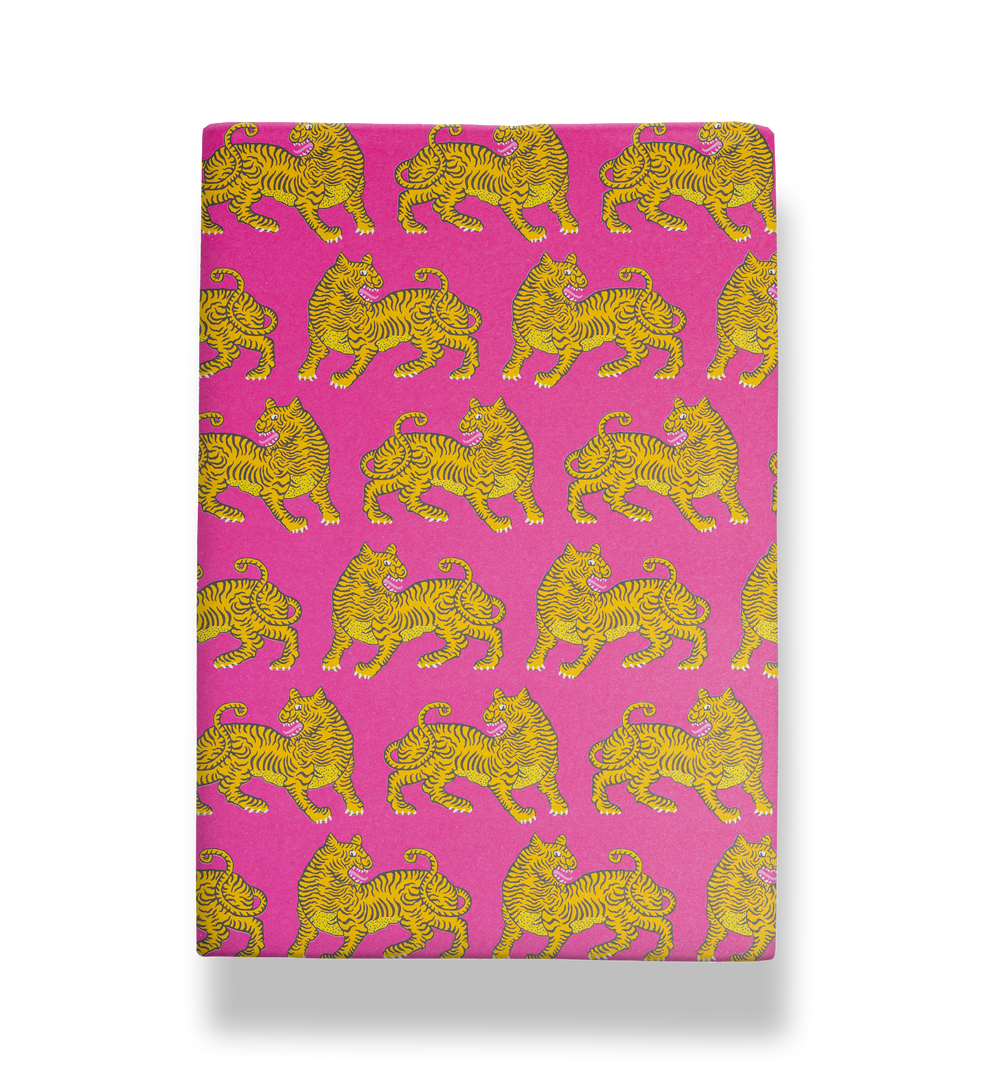 Hot Pink "Bengal" Gift Wrap