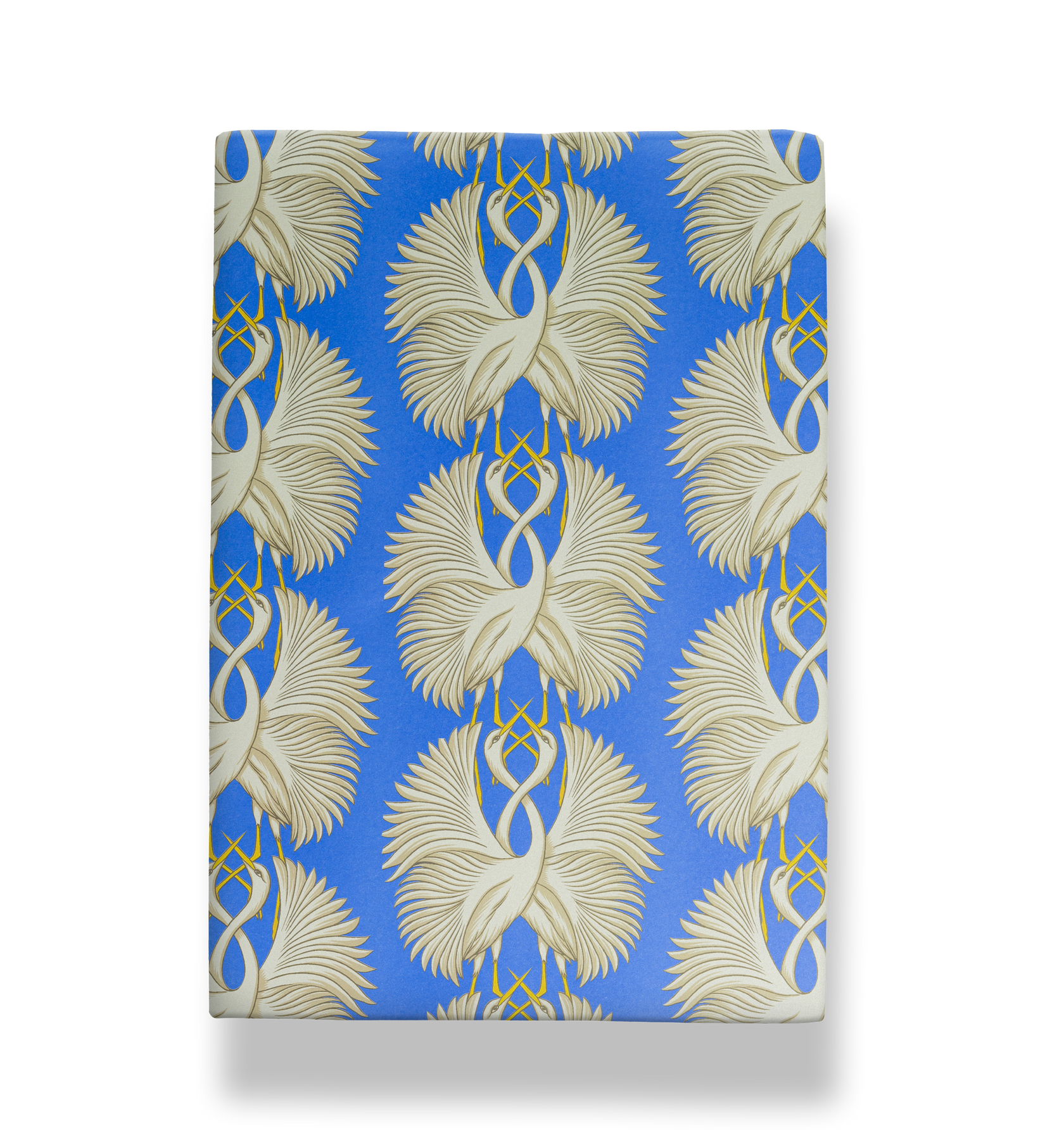 White "Nouveau Cranes" Gift Wrap