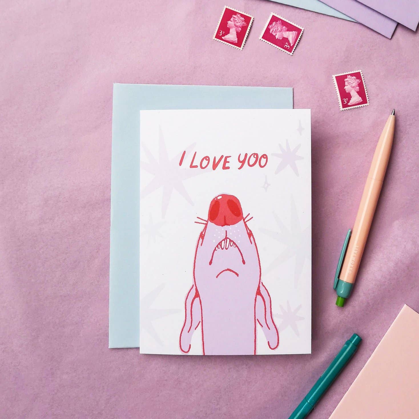 I Love Yoo Sighthound Card