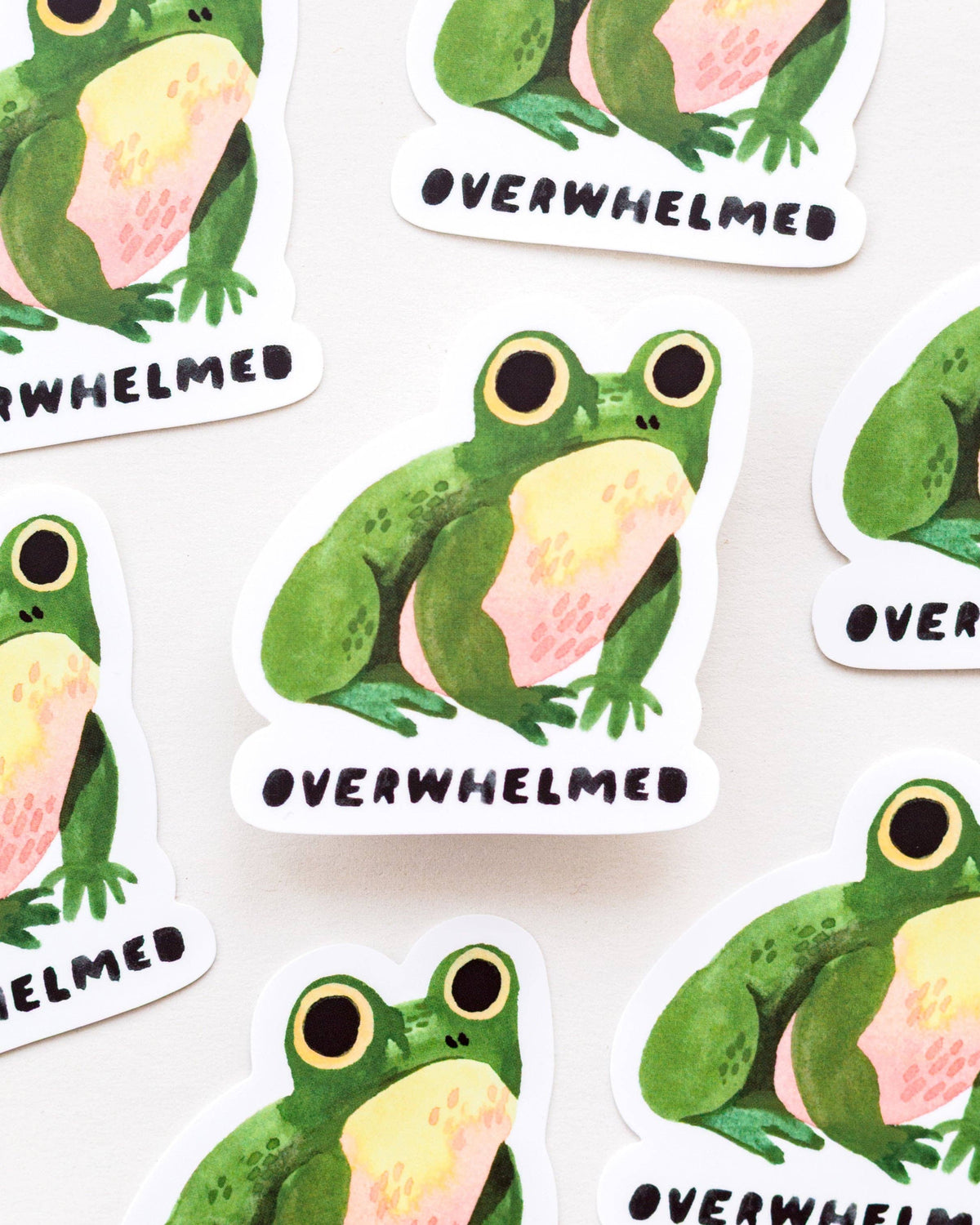 Overwhelmed Vinly Sticker