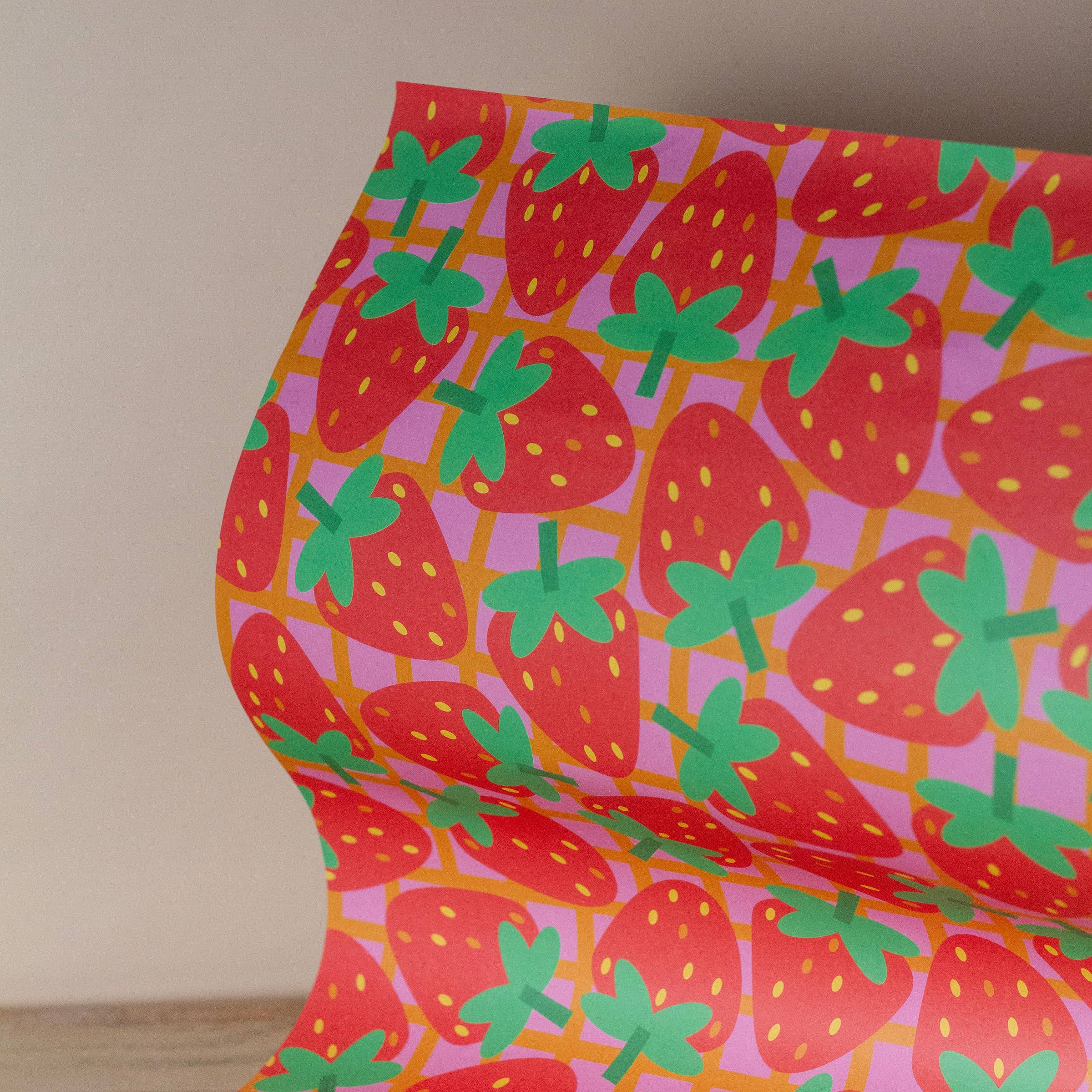 Strawberry Gift Wrap
