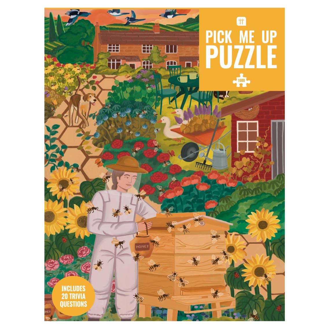 Bee Garden Puzzle 1000 Pieces