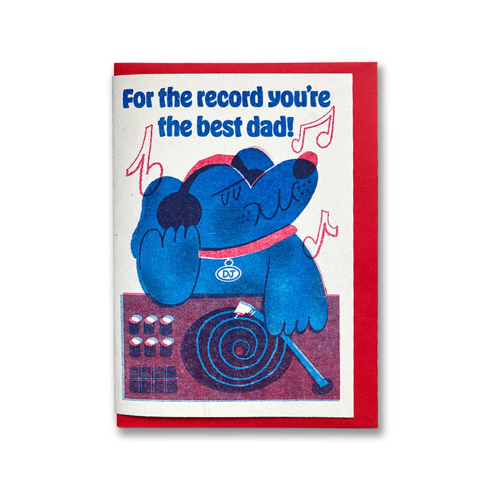 For The Record Father's Day Card