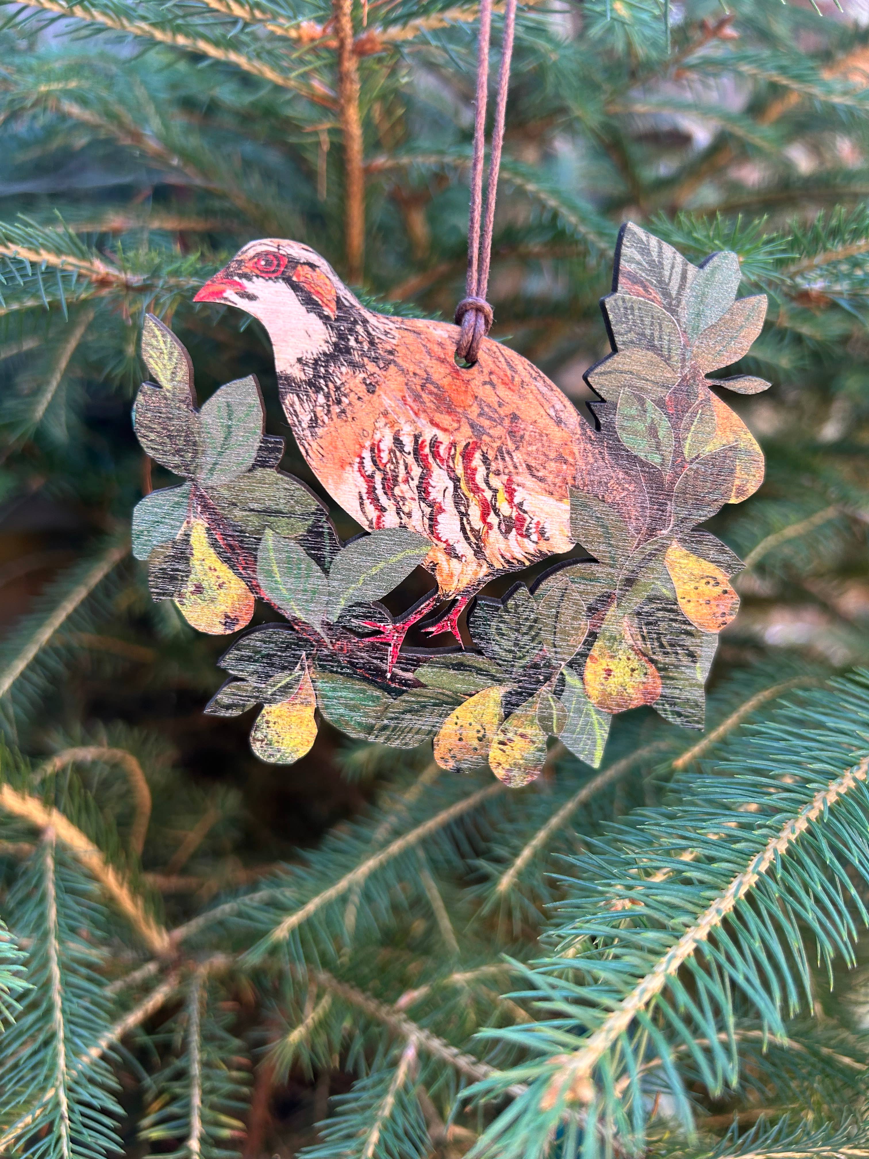 Partridge Birch Plywood Decoration 