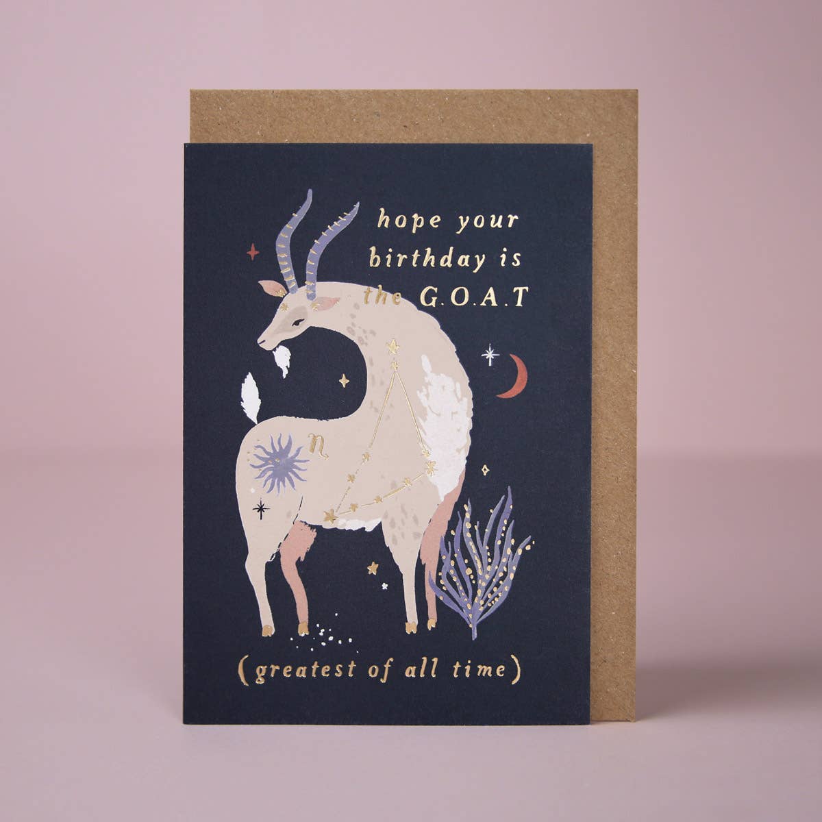 Goat Zodiac Birthday Card