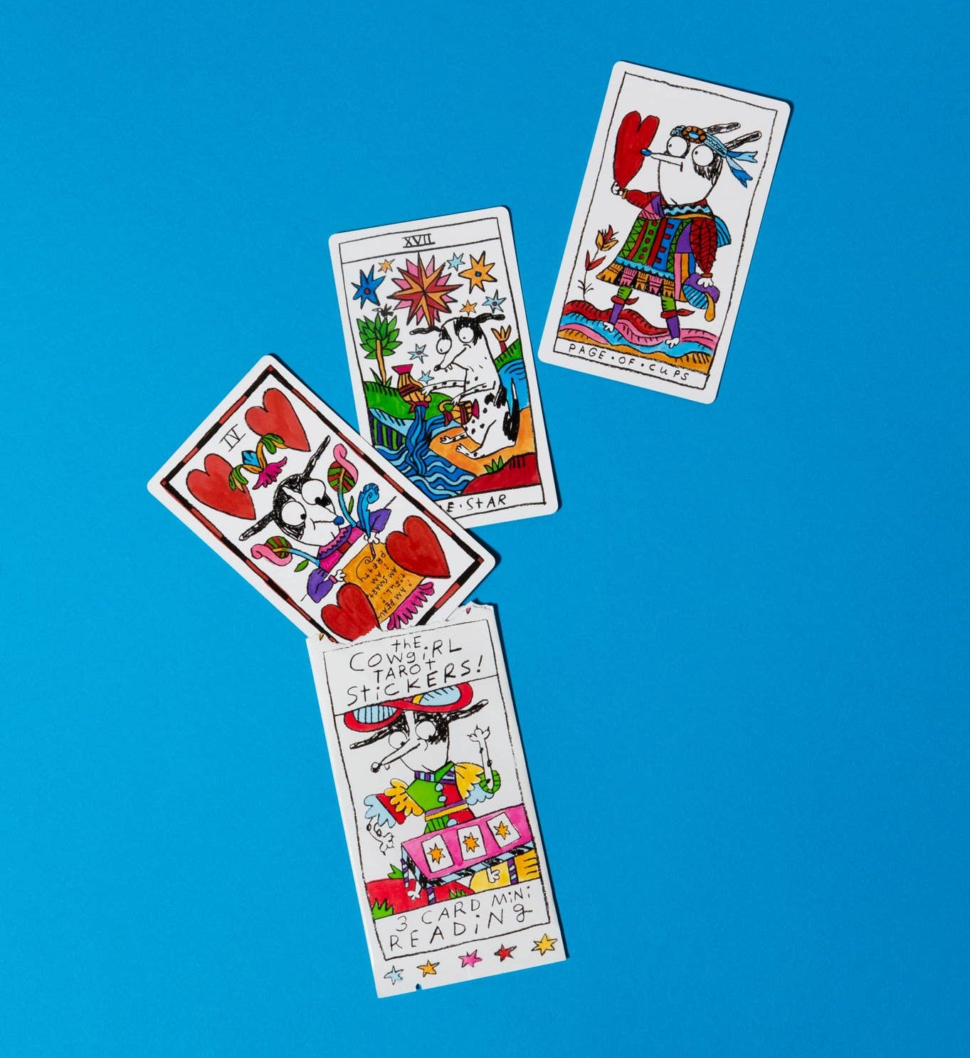 Cowgirl Tarot Sticker Pack