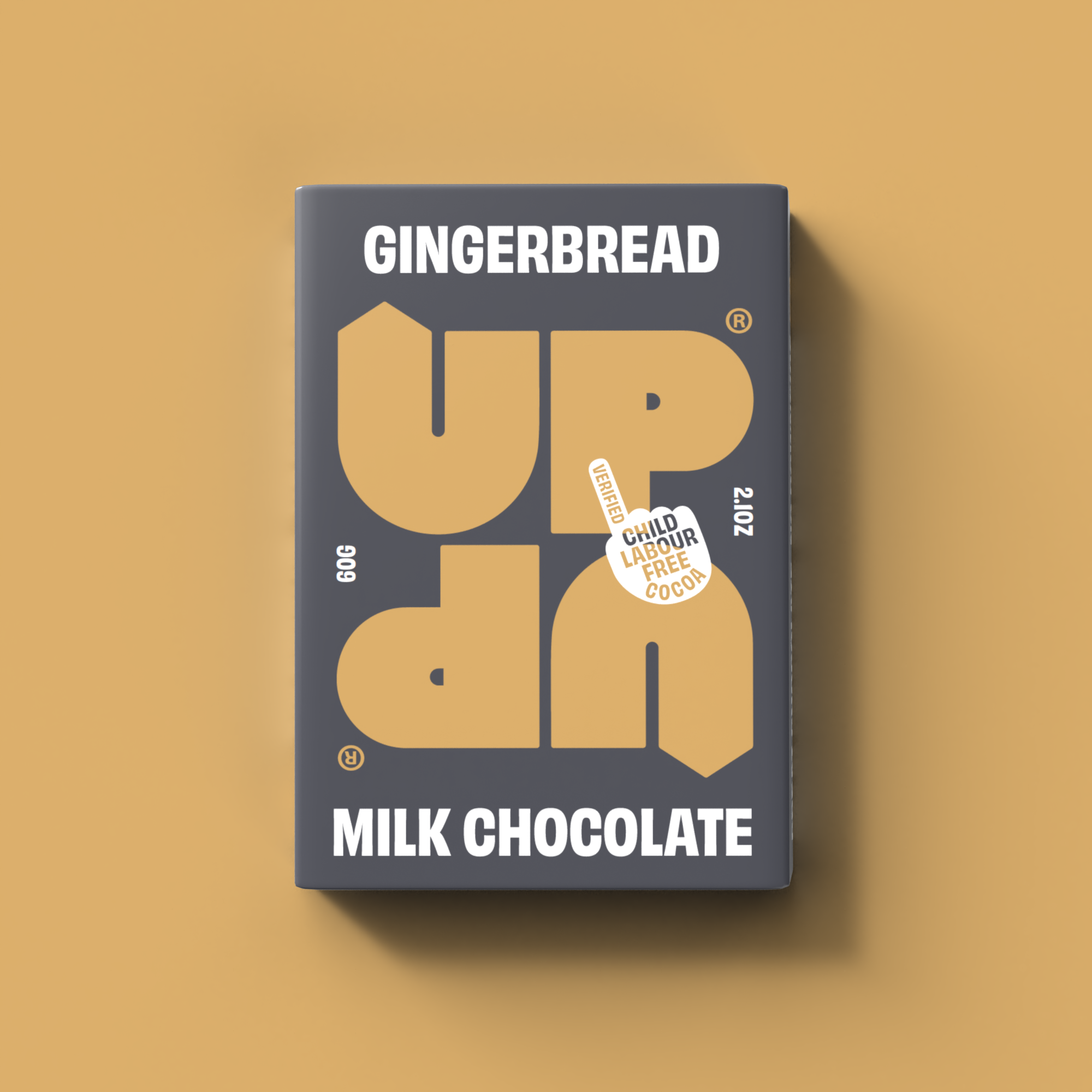 Gingerbread Milk Chocolate Bar 60g
