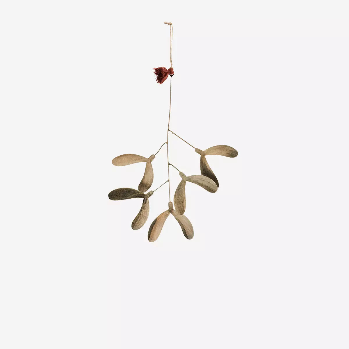 Iron Small Sprig Of Mistletoe Decoration