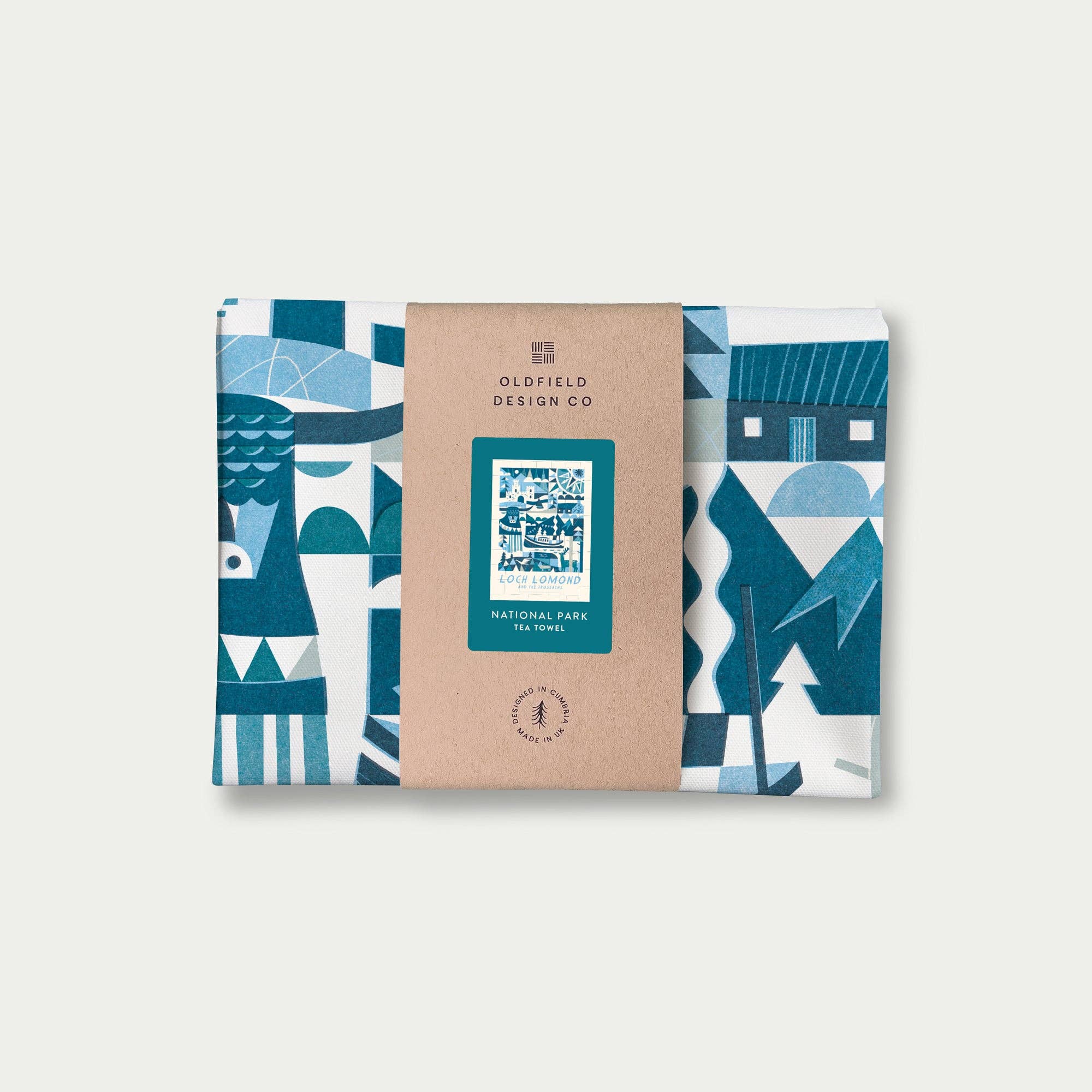 Loch Lomond Trossachs National Park Tea Towel