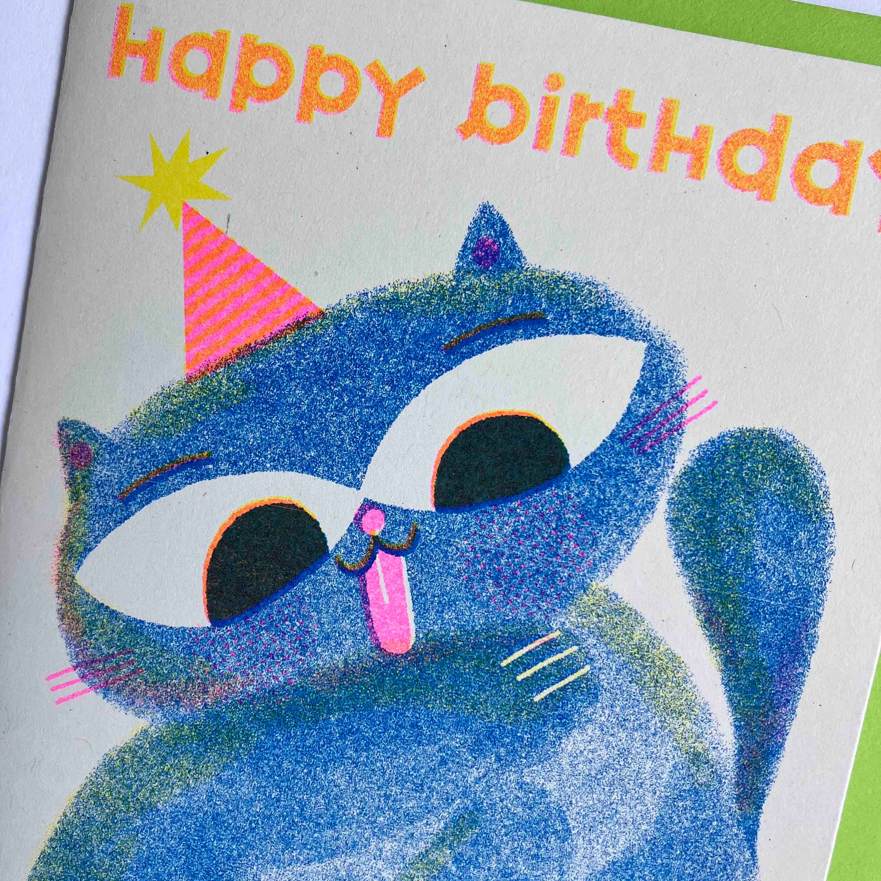 Birthday Cat Card