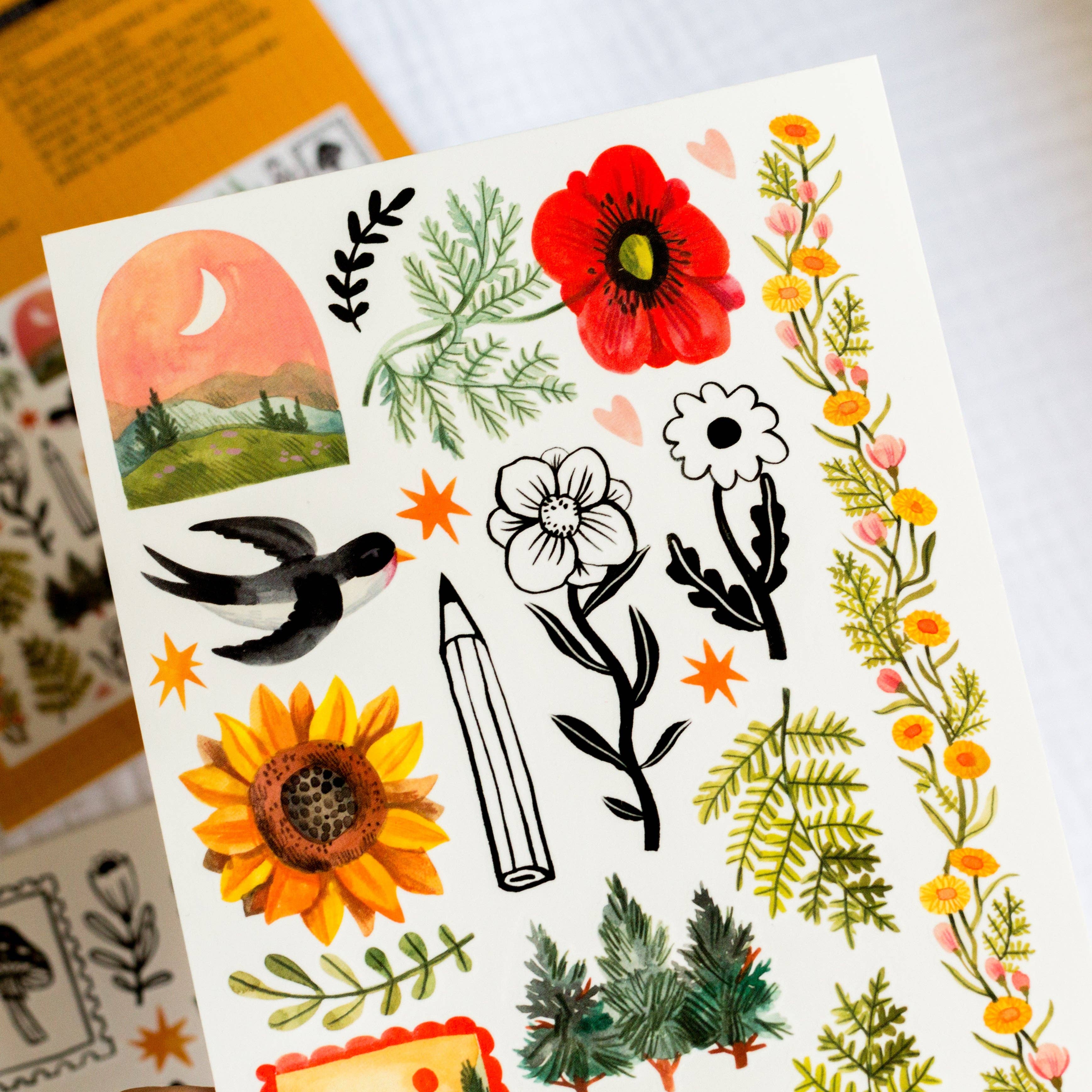 Late Summer Temporary Tattoos