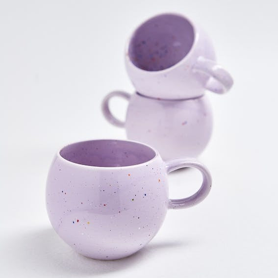 Large Lilac Party Ball Mug
