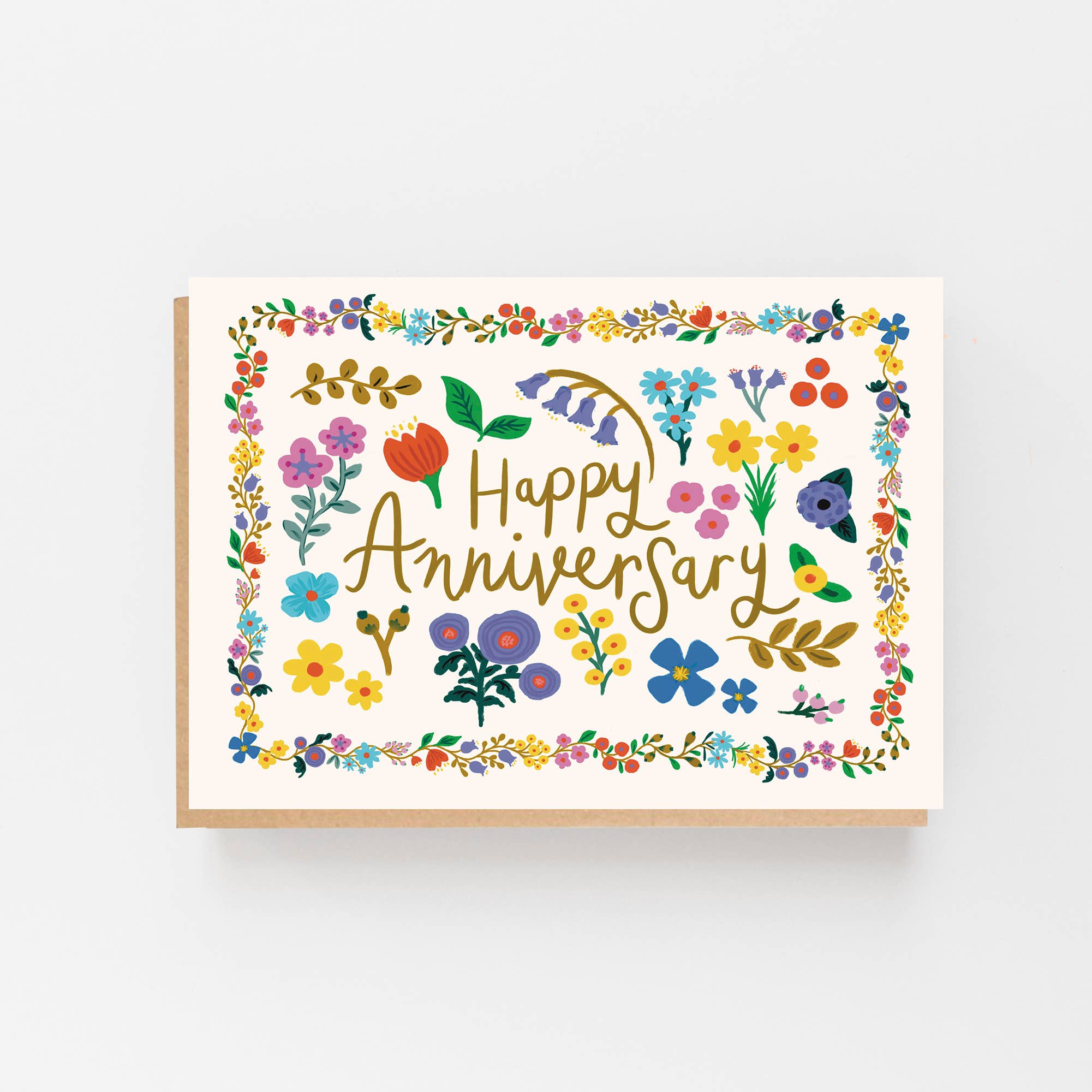 Romanian Pattern Anniversary Card