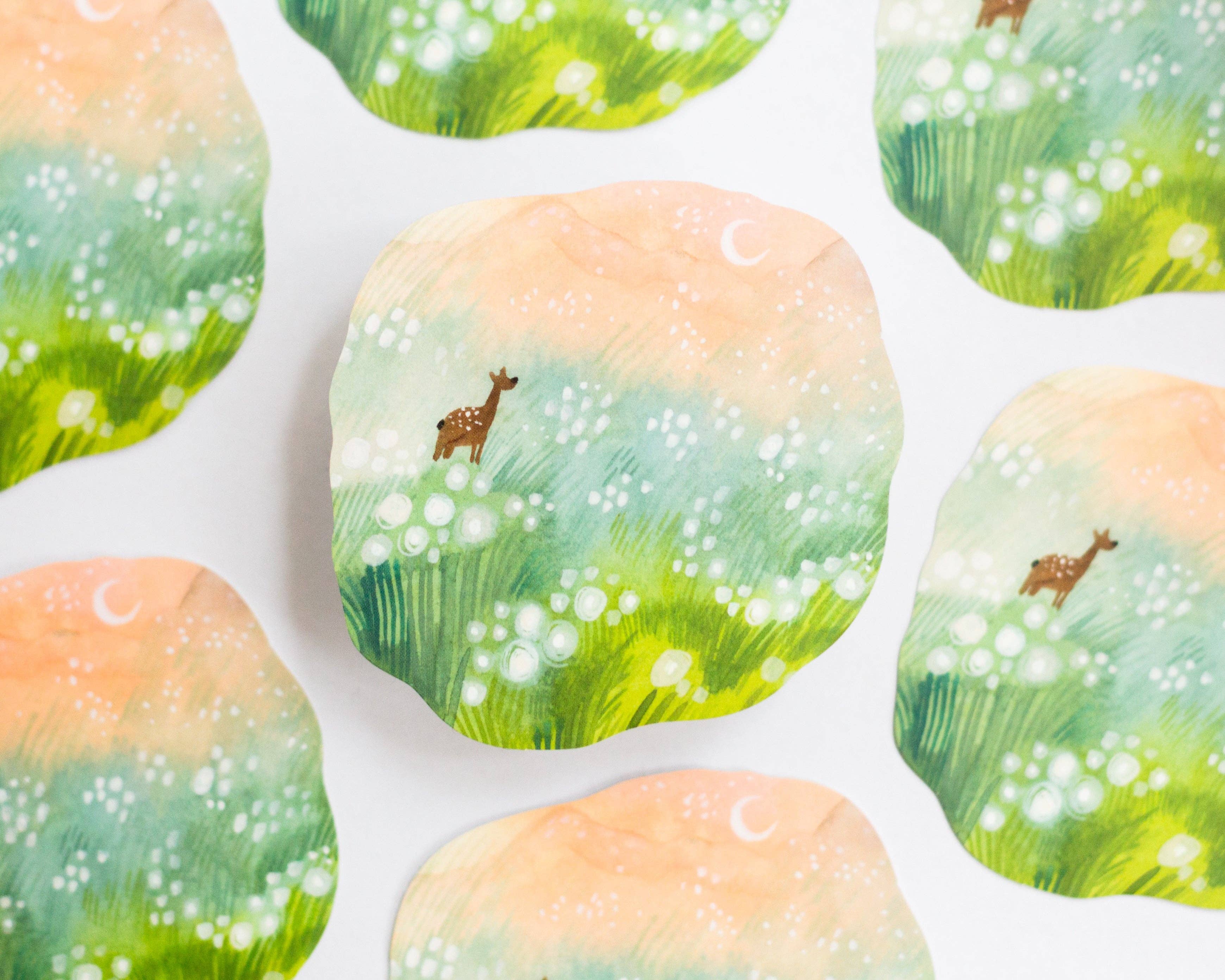 Sunrise On The Meadow Sticker