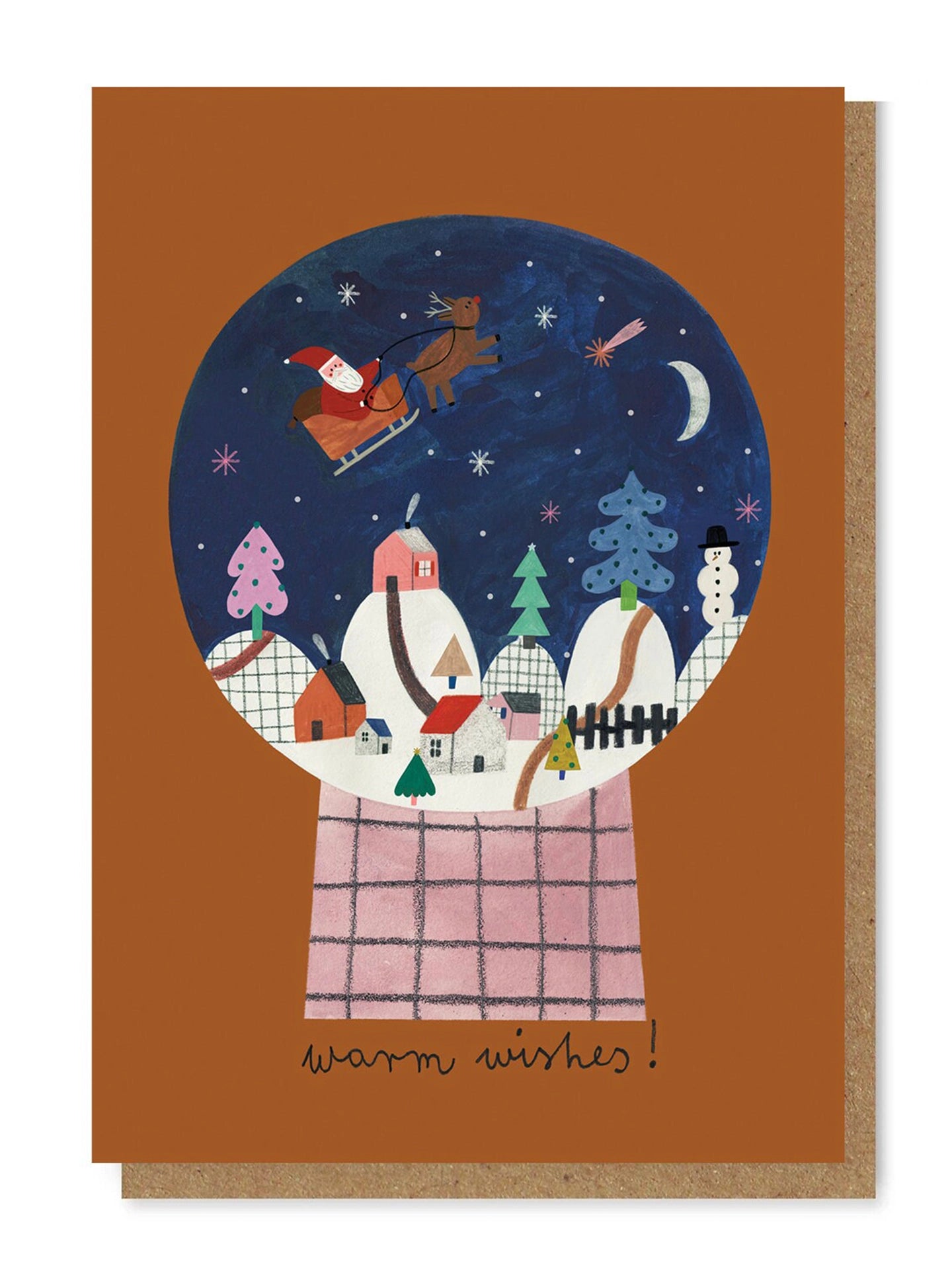 Snow Globe Christmas Card