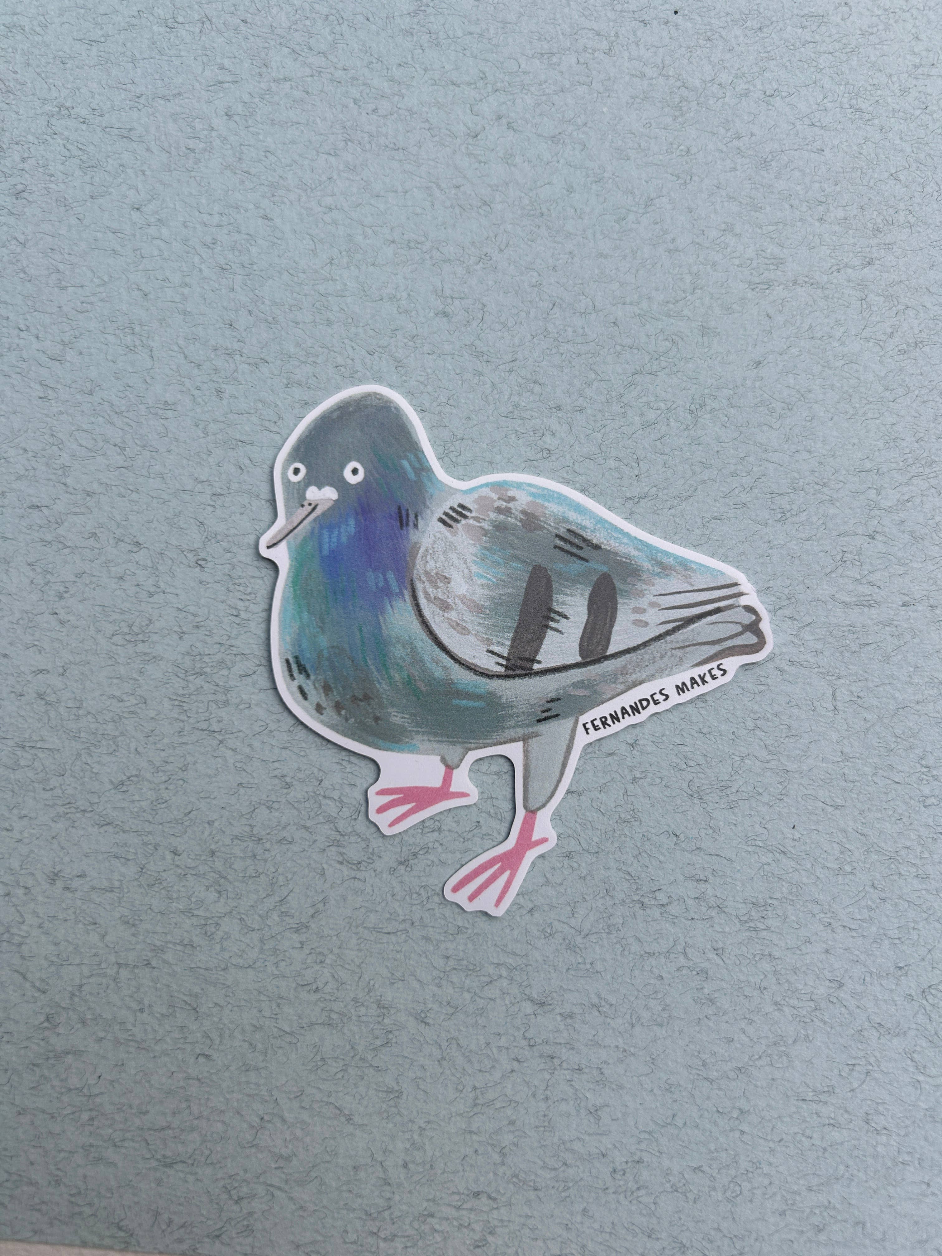 Reginald The Pigeon Vinyl Sticker