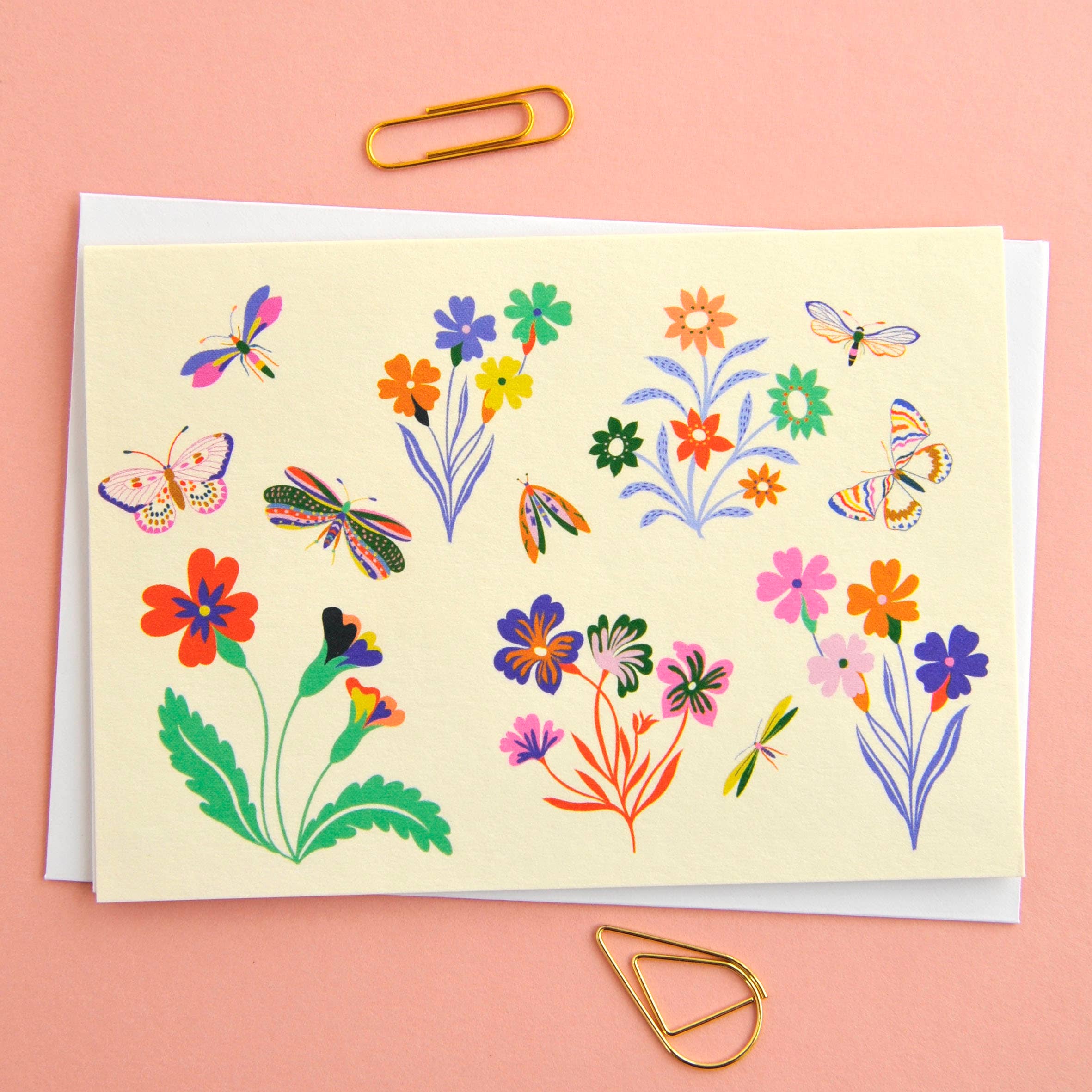 Birds & Bees Notecards – Pack of 8 Thank You Cards