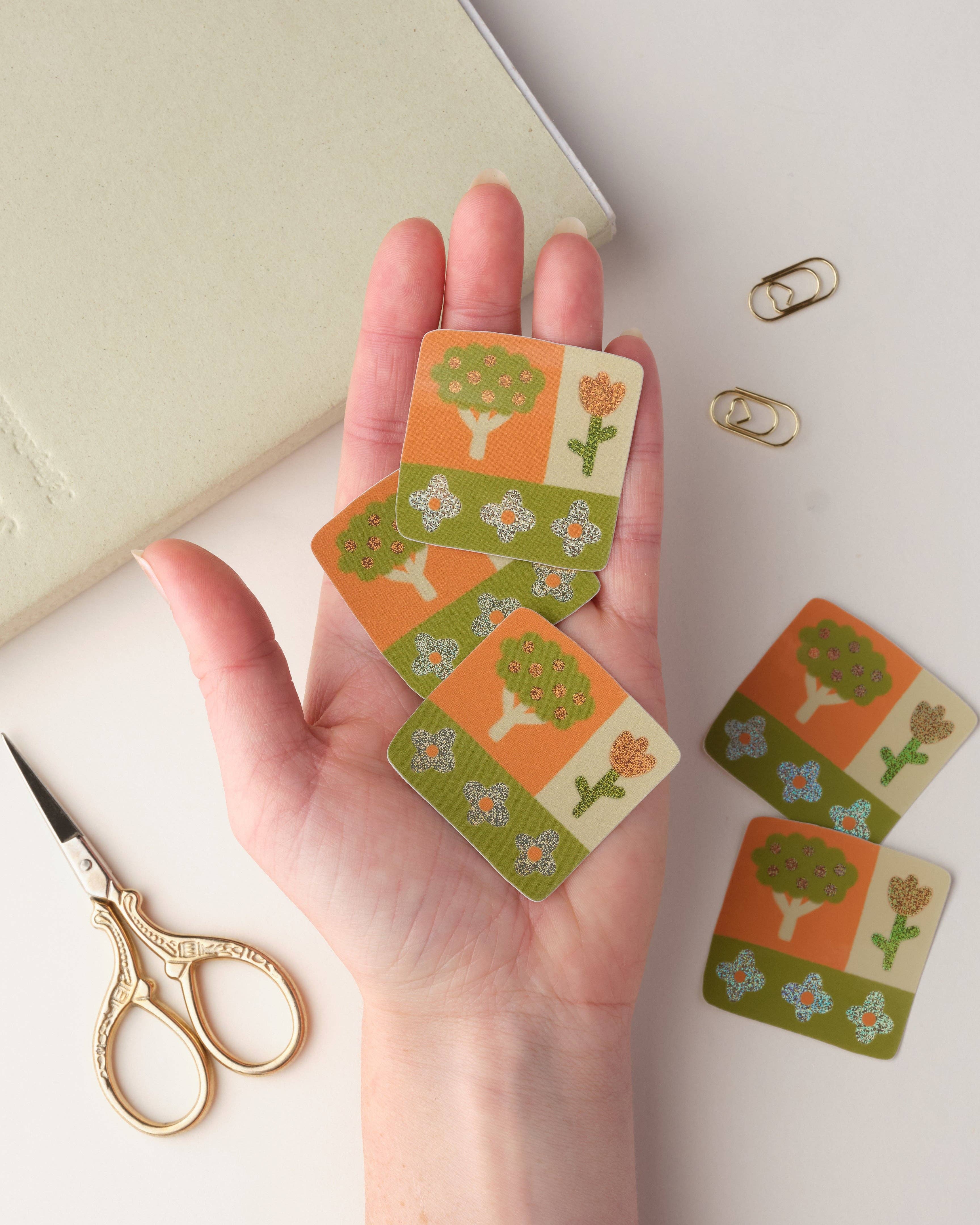 Garden Patch Holographic Sticker