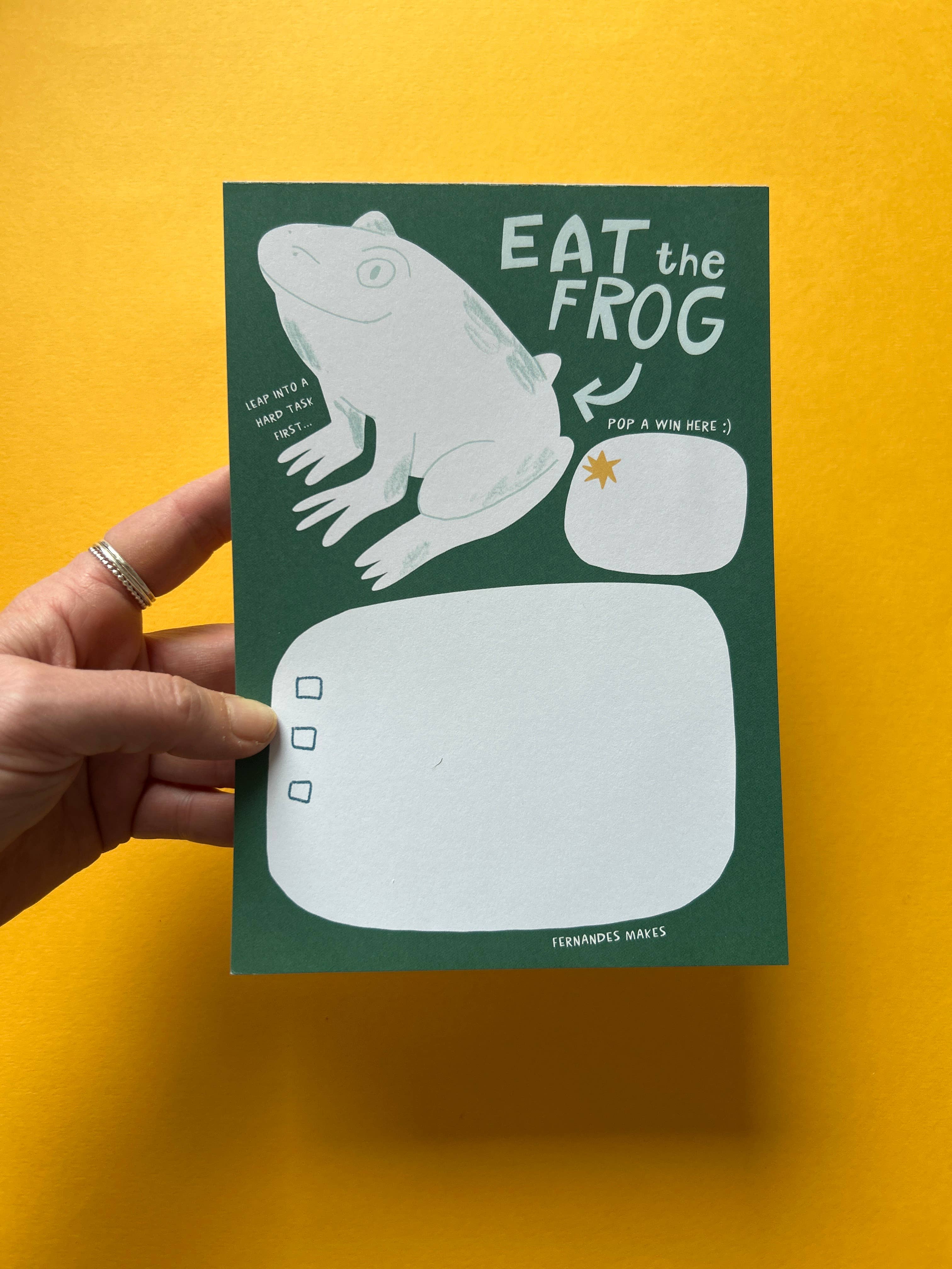 Eat The Frog Notepad - A5