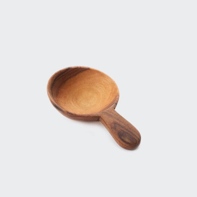 Small Olive Wood Scoop Spoon