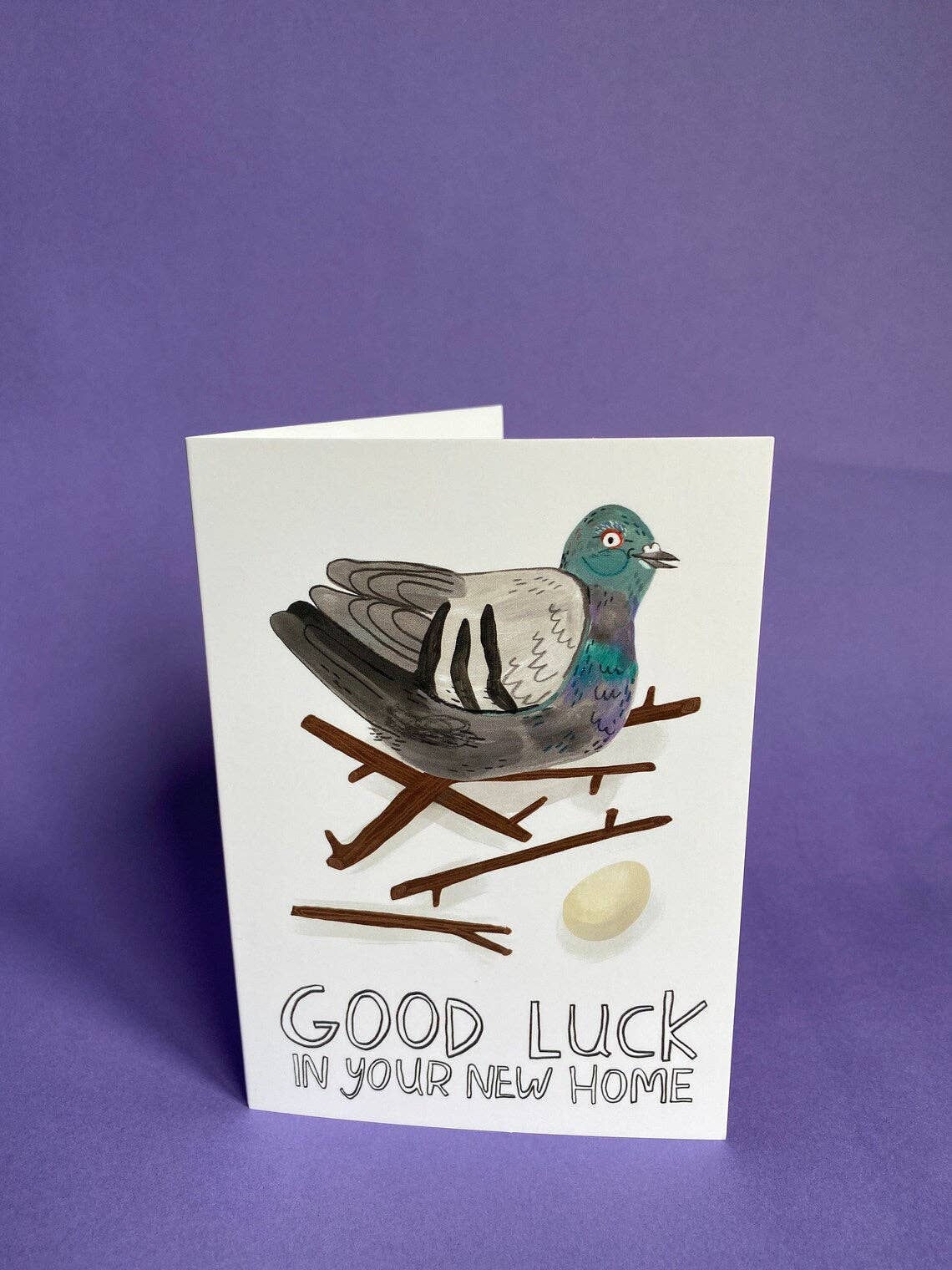 Pigeon New Home Card