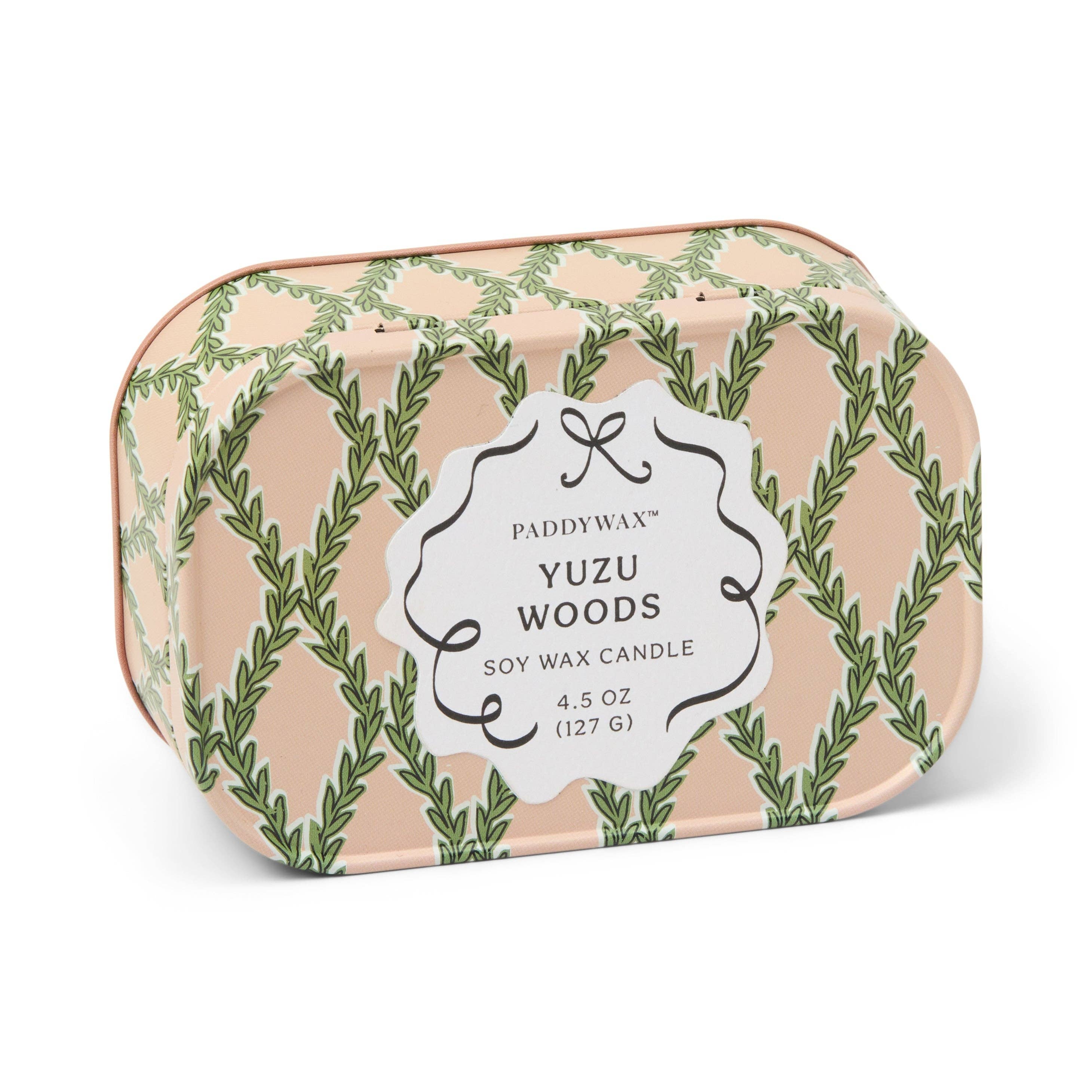 Printed Tin Candle - Yuzu Woods