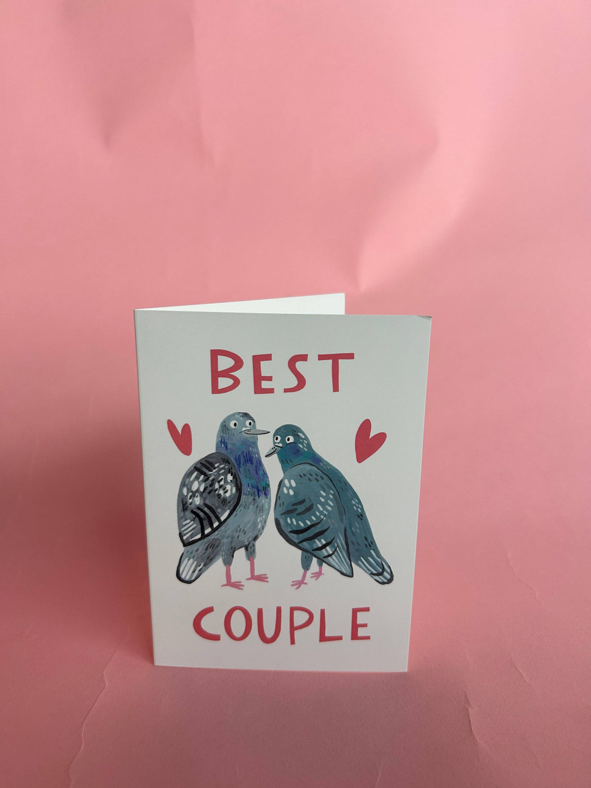 Best Couple Pigeon Wedding Card