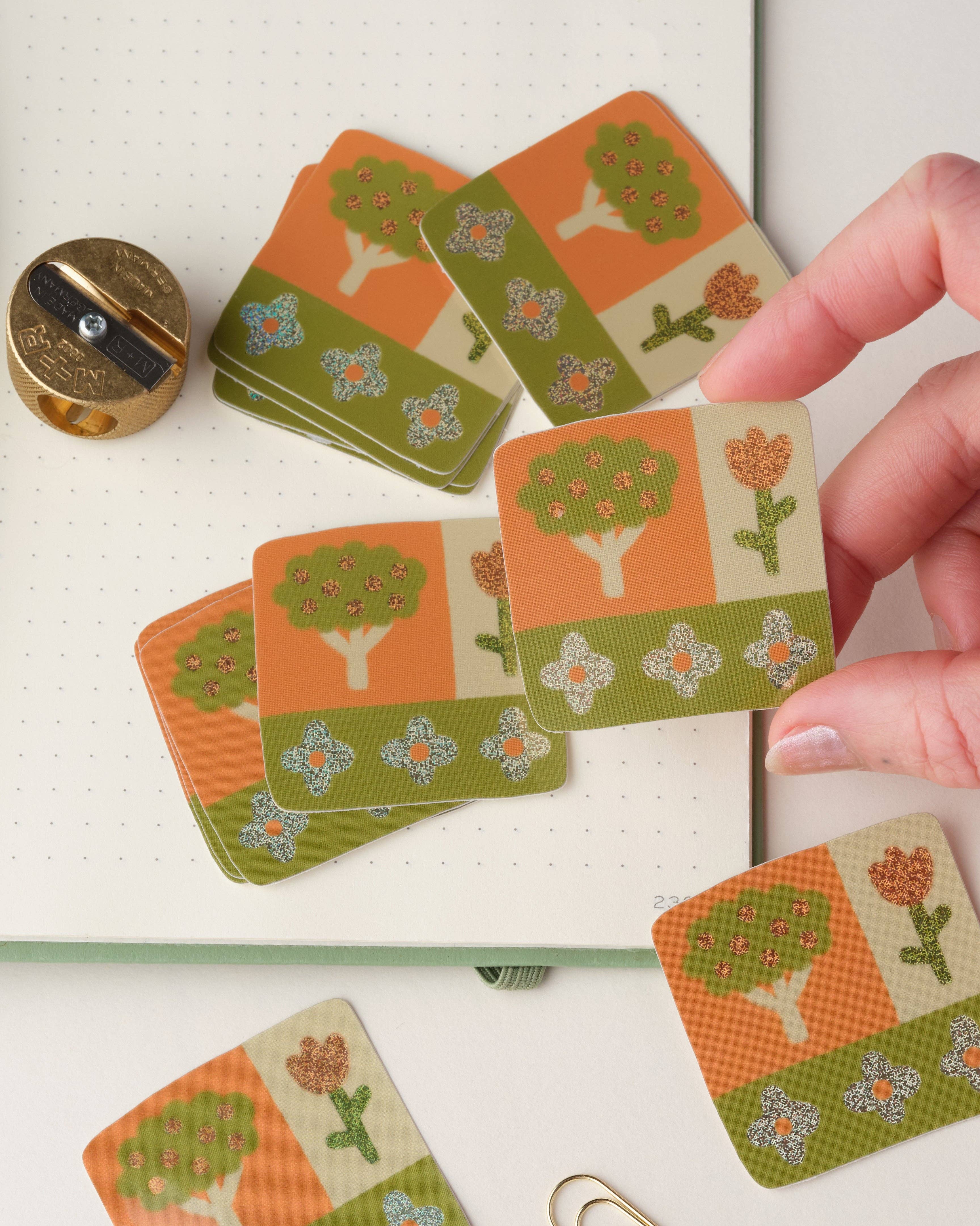 Garden Patch Holographic Sticker