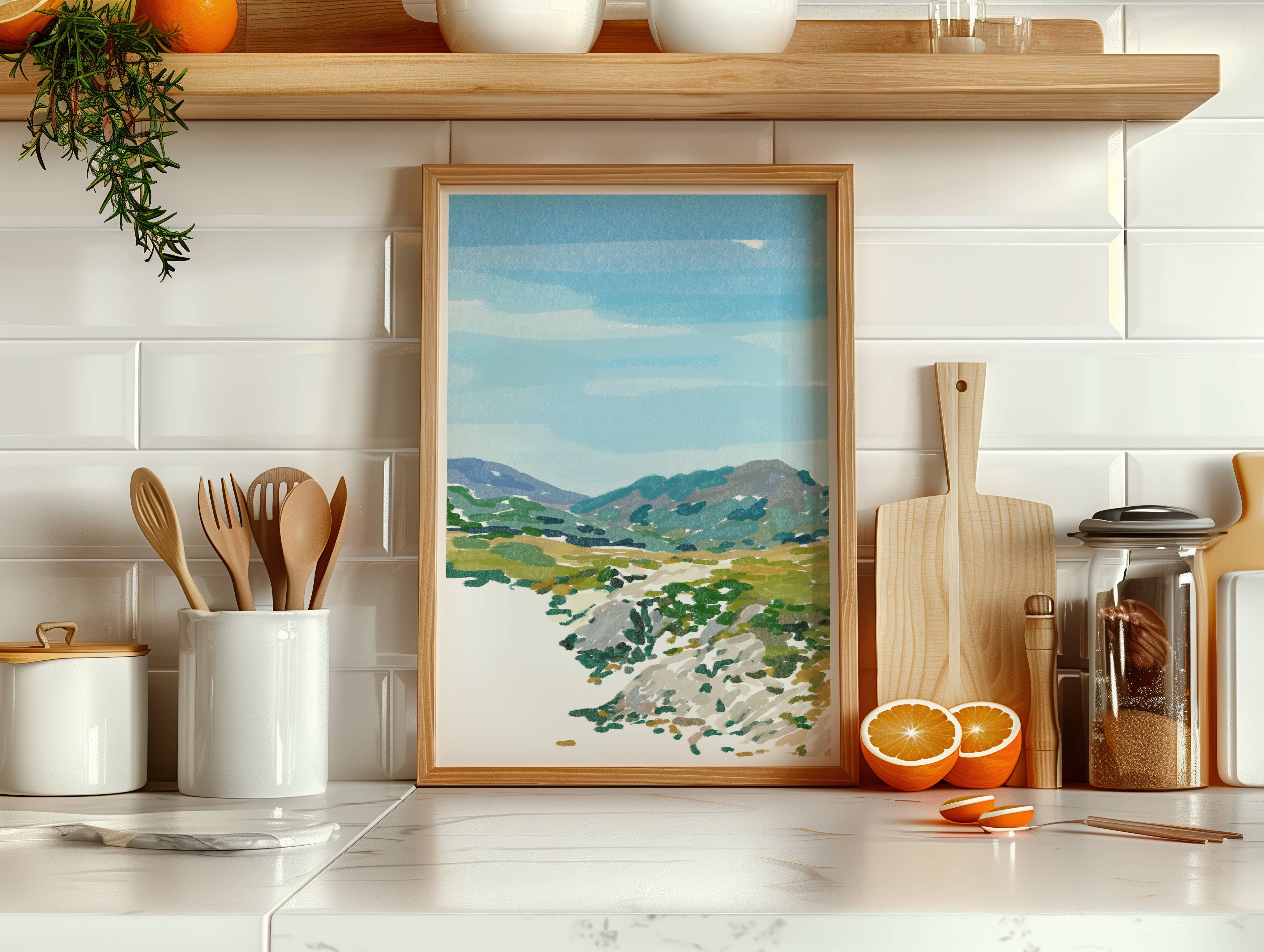 Glen Sannox, Isle of Arran Art Print - A4