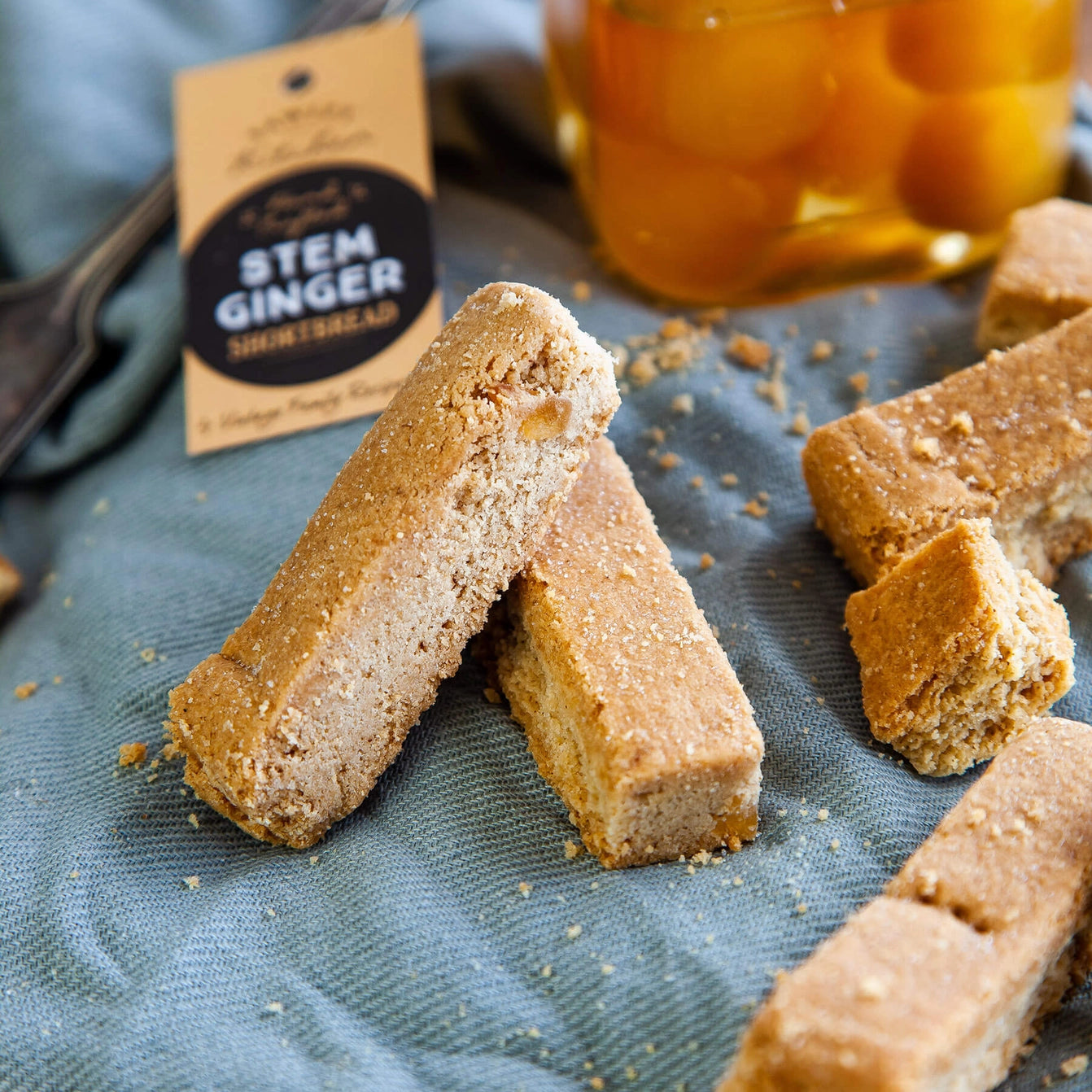 Stem Ginger Shortbread