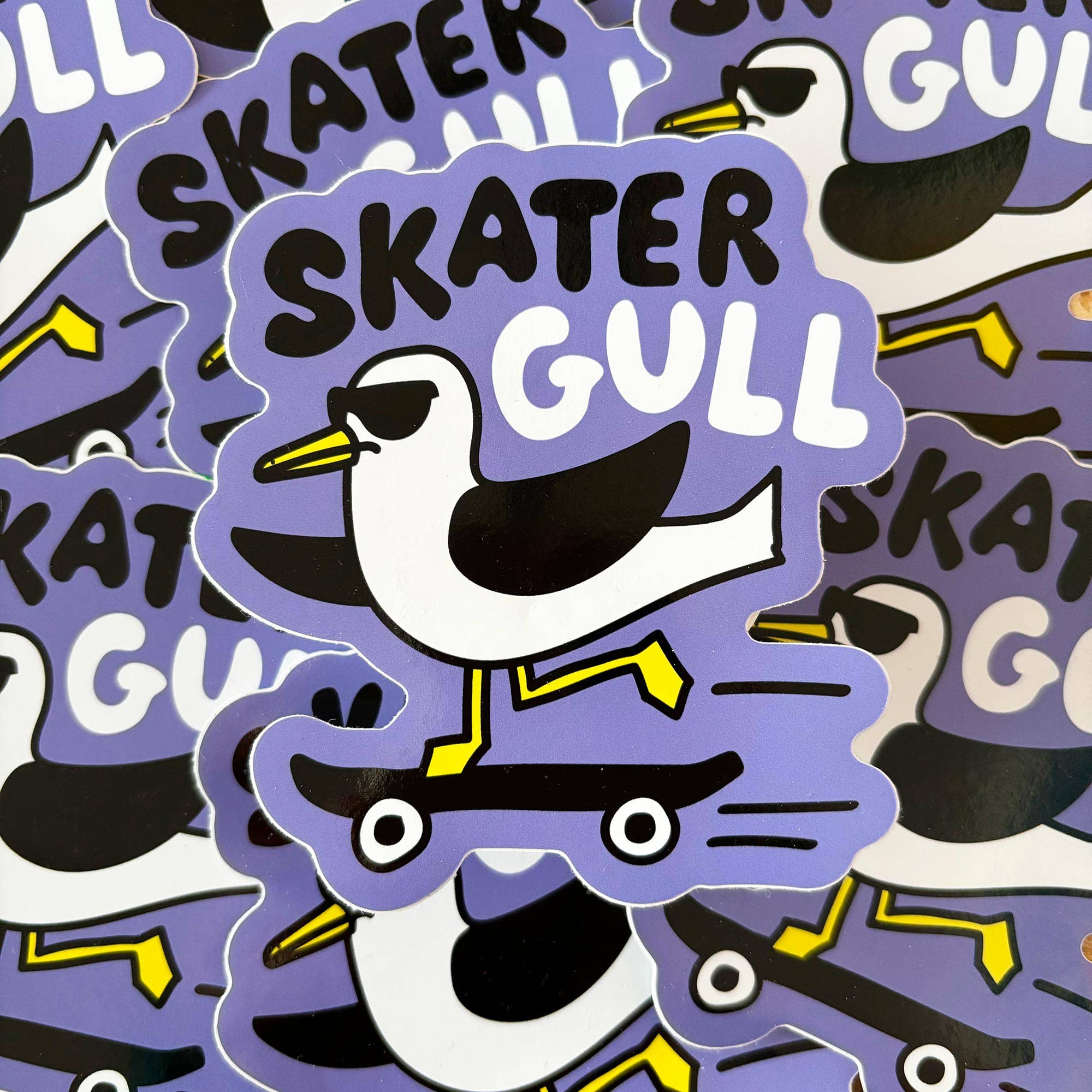 Skater Gull Vinyl Sticker