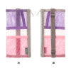 Mesh Book Band Pen Case - Pink