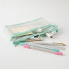 Mesh Pouch - Check Green