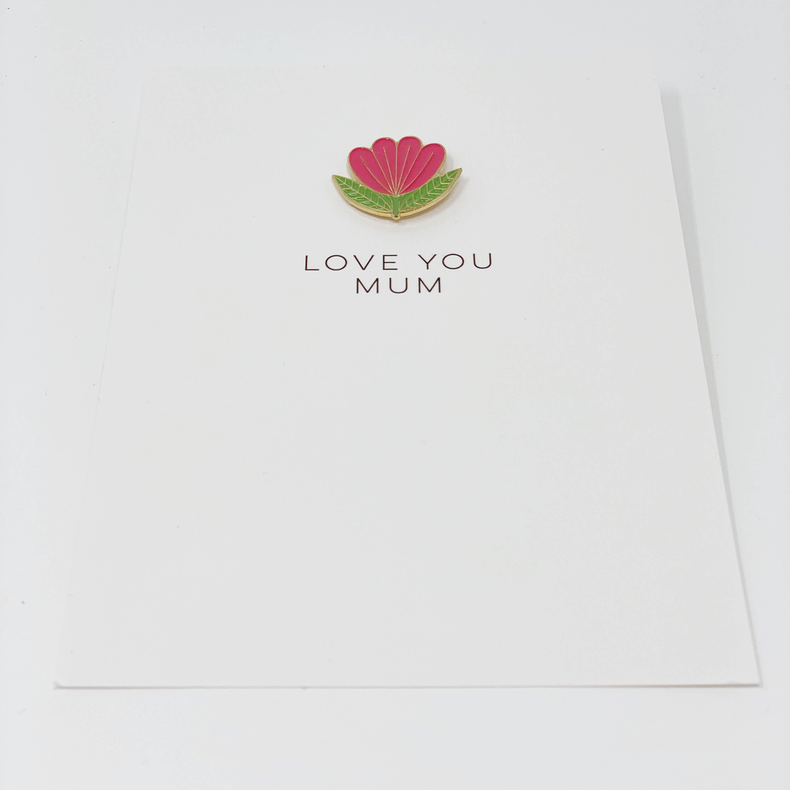 Mother's Day Folk Pin Card